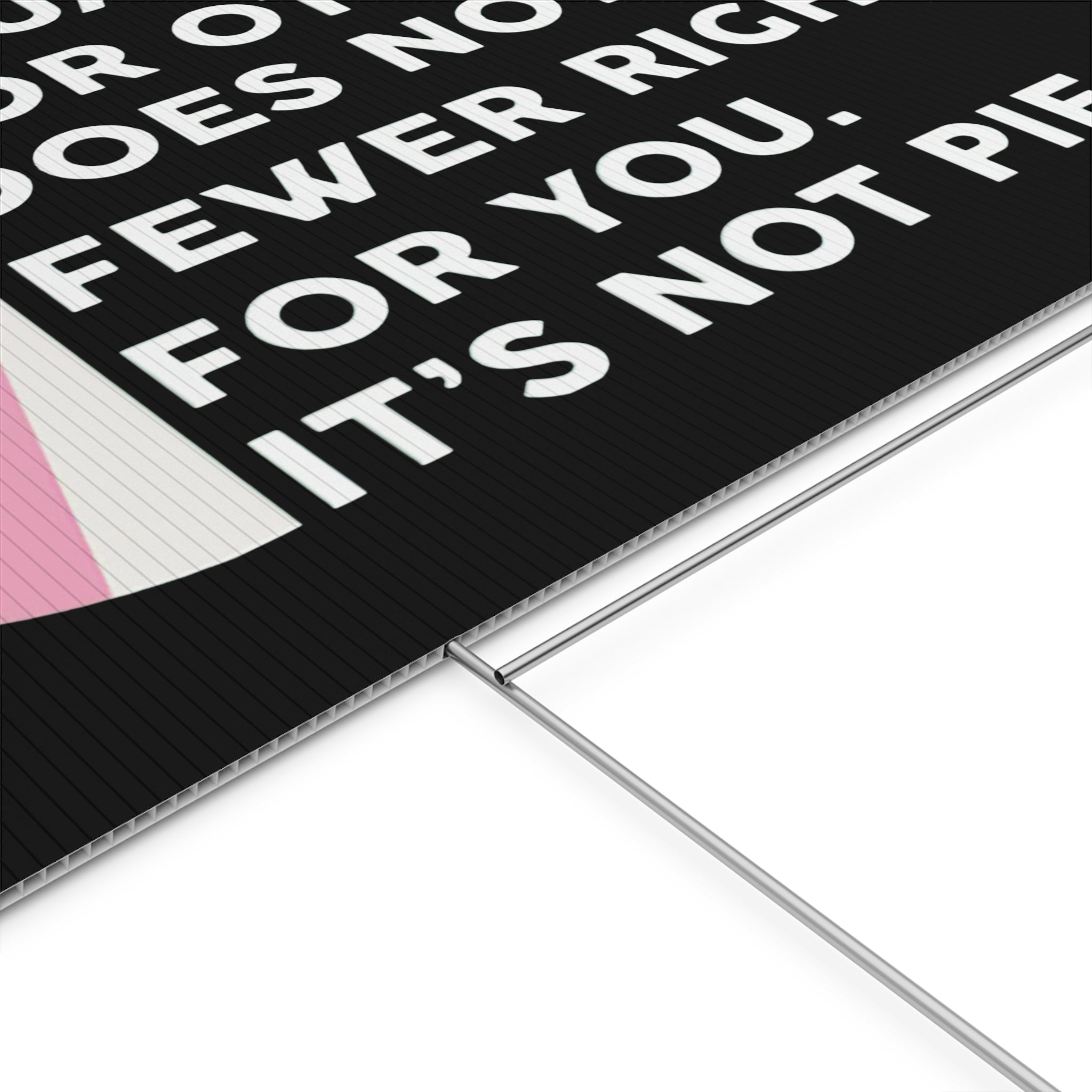 Equality Plastic Yard Sign, Human Rights Activists Protester Protest Art Outdoor Lawn Decor, Social Justice Signage, Activist Movement