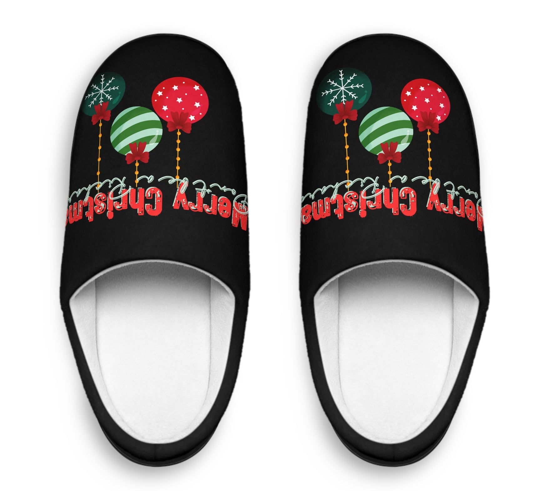 Slippers, Funny Christmas Indoor Footwear, Women's House Shoes, Cheerful Don't be a Richard Design, Holiday Gift