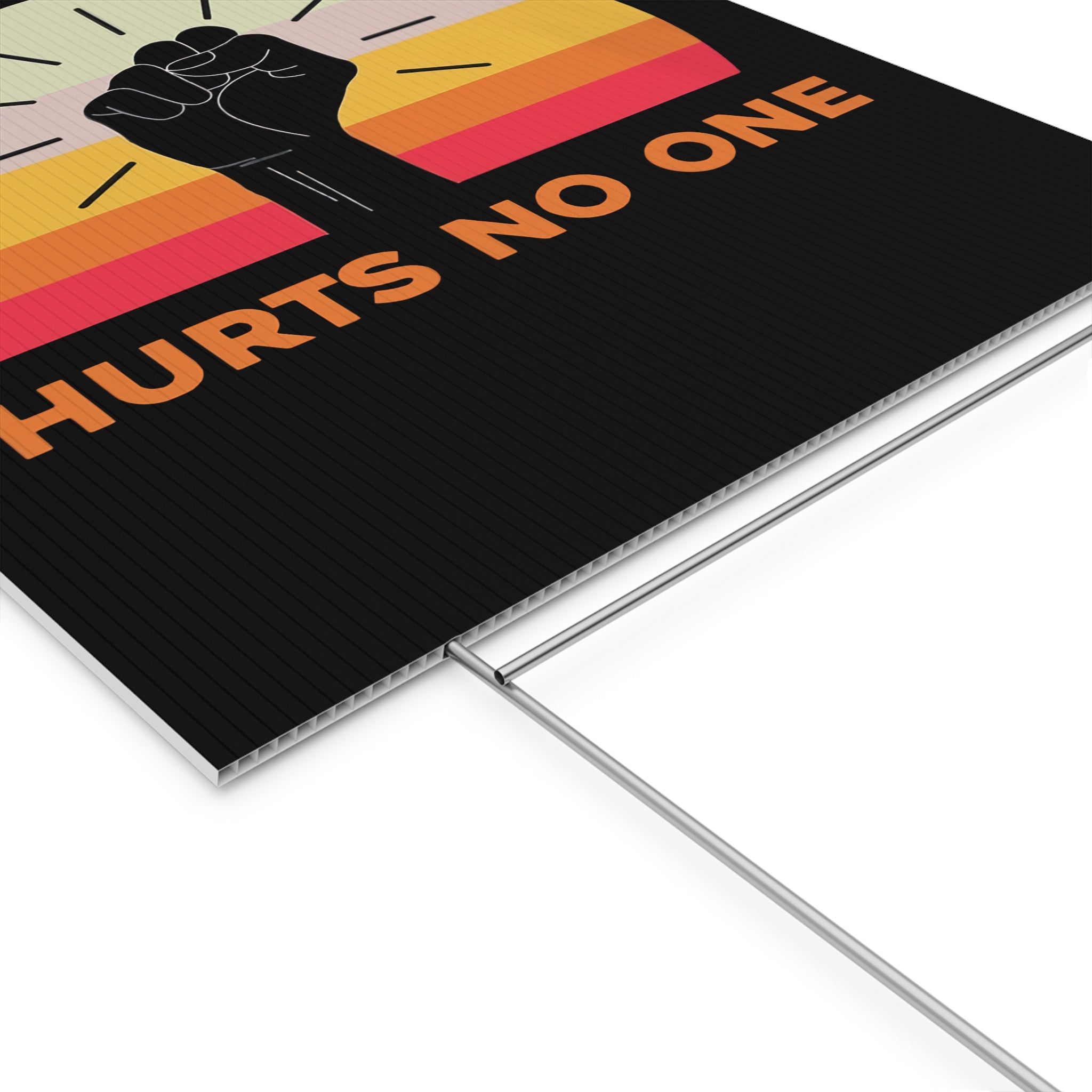 Yard Sign Anti Trump Protest, Equality Inclusion, Human Rights Activists No Kings Protest Sign