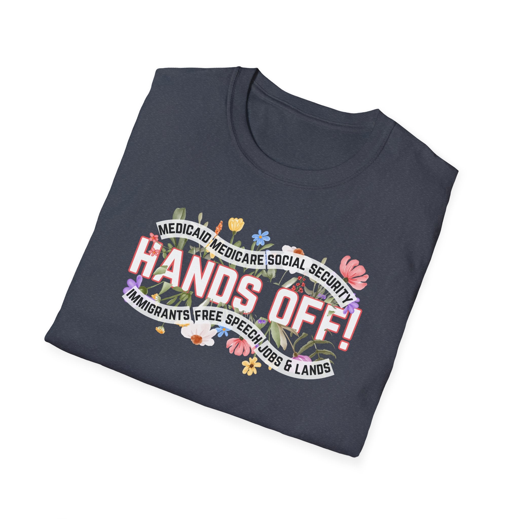 FDT Human Rights Protest Unisex Softstyle T-Shirt, Anti Trump Political Rights Activists Tee, Save our benefits Tee, Activist Shirt