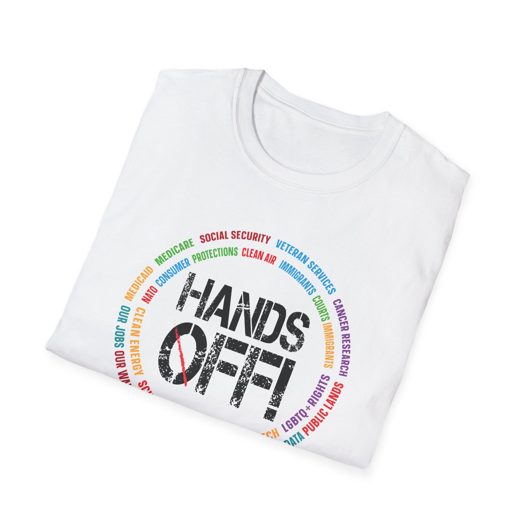 Anti Trump Resist Unisex Softstyle T-Shirt, Political Rights Activists Protest Tee, Activism Apparel Protest Shirt Save Democracy