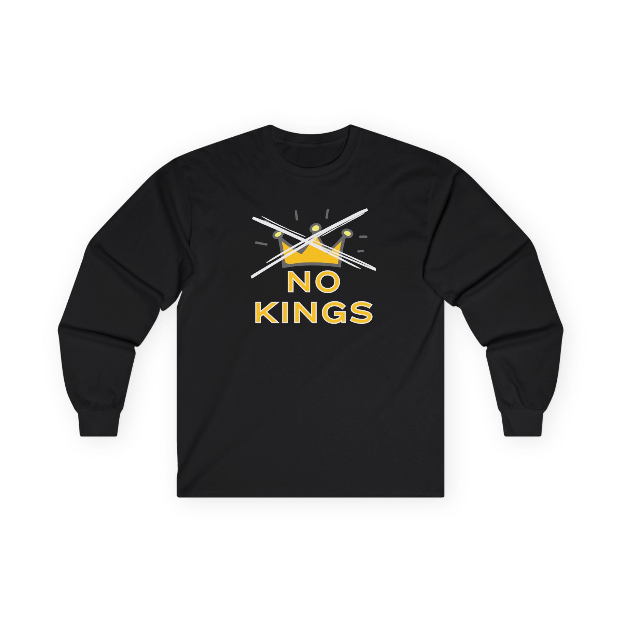 No Kings Protest Human Rights Political Activists Long Sleeve Tee, Anti Trump Protest Shirt, Human Rights Democracy Apparel