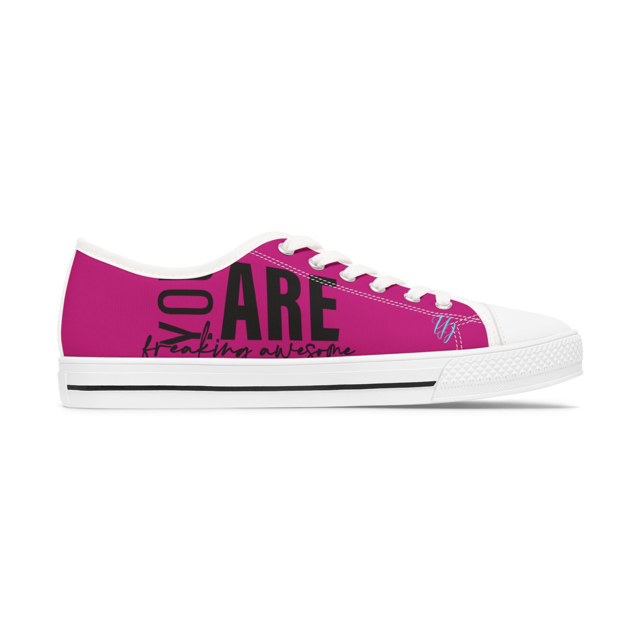 Motivational Low Top Sneakers for Women - Inspirational Quotes Athletic Shoes, Positive Affirmation Footwear, Empowering Sneaker Gift,