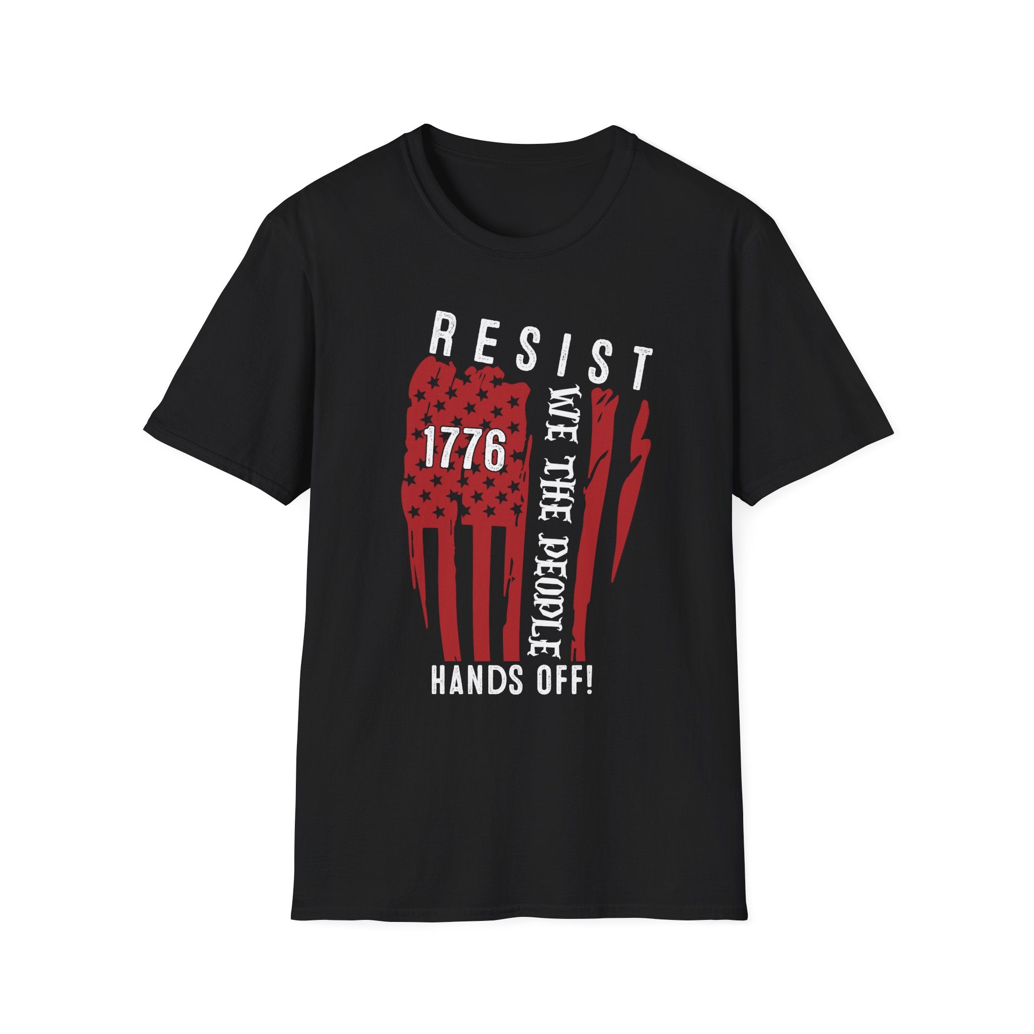 Anti Trump Protest Unisex Softstyle T-Shirt, Rights Activists Tee, Resist Movement Shirt, Political Activism Clothing, Social Justice