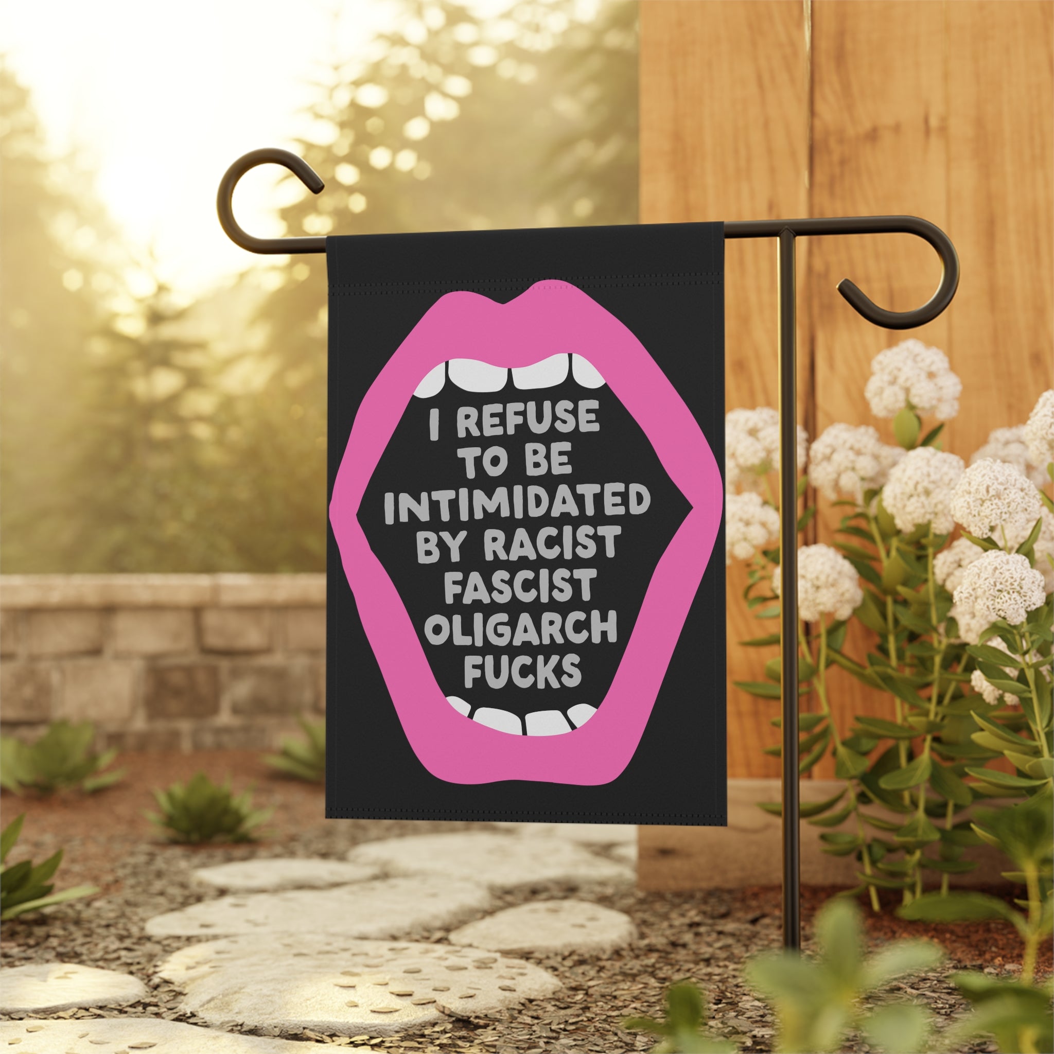 Flag Banner, Anti Trump Political Rights Activists Save Democracy, Protest Sign, Garden Decor, House Decoration, Resistance Activism Gifts