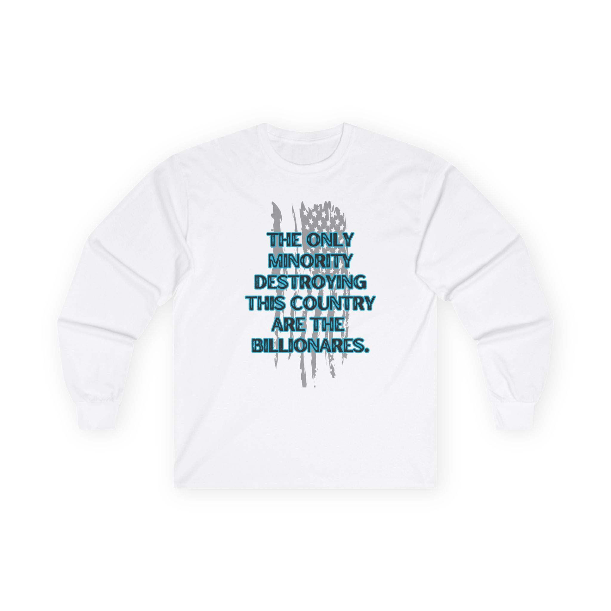 Political Activist Long Sleeve Tee, Anti Trump Shirt, Equality Inclusion Top, Unisex Cotton Tee, No Kings Save Democracy Protest Clothing