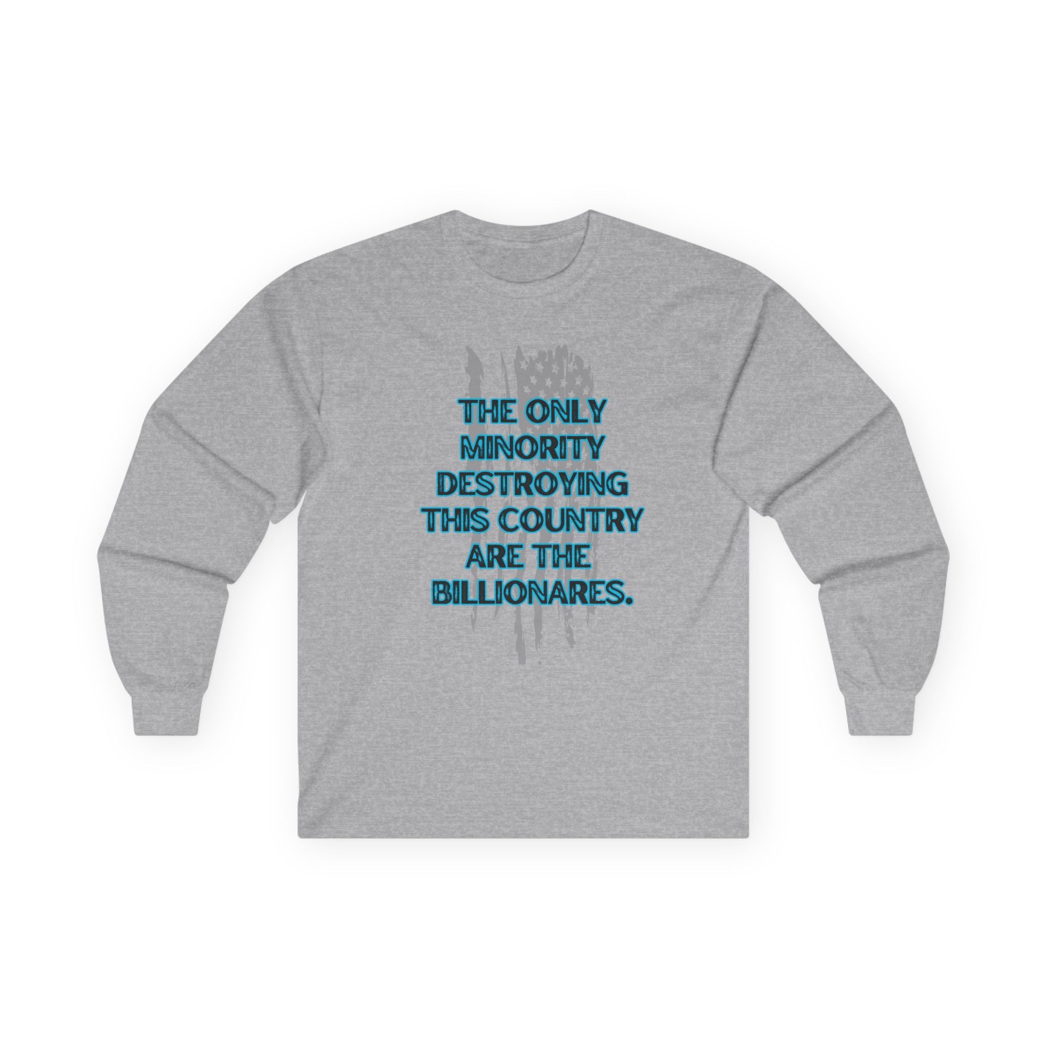 Political Activist Long Sleeve Tee, Anti Trump Shirt, Equality Inclusion Top, Unisex Cotton Tee, No Kings Save Democracy Protest Clothing