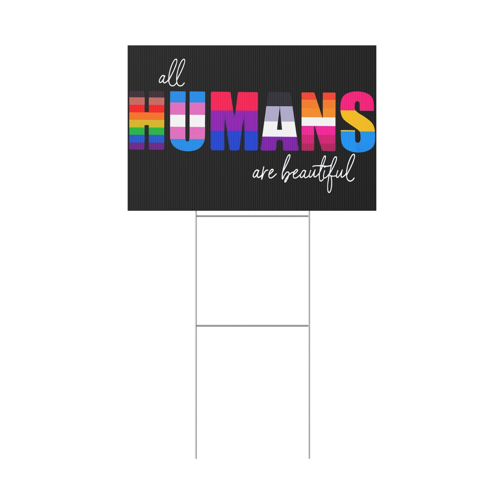Activist Yard Sign, Equality Inclusion Plastic Lawn Stake, Protesters Home Decor, Human Rights Movement Outdoor Sign, Social Justice Protest