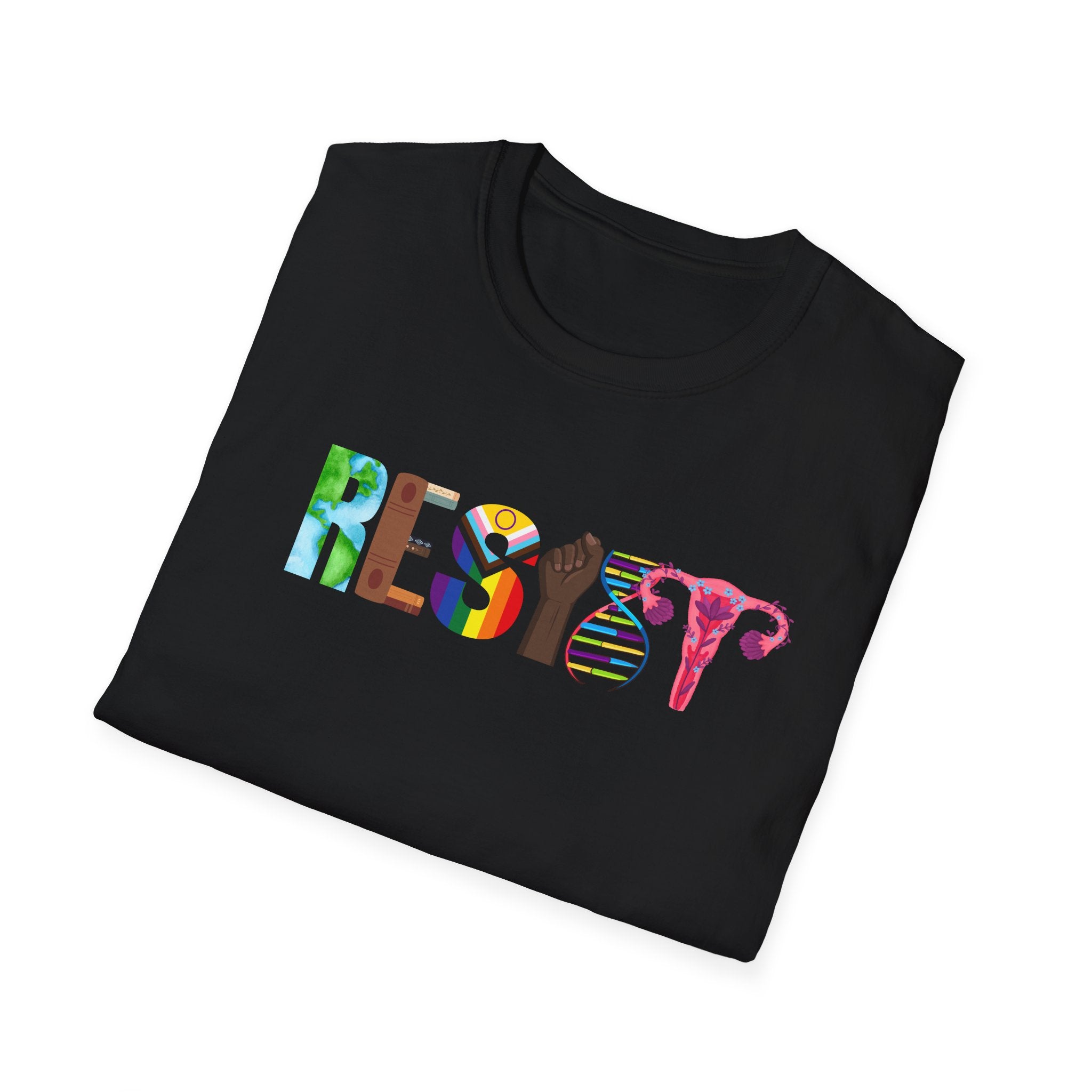 FDT Political Rights Activists T-Shirt, Anti Trump Resist Tee, No Kings Protest Apparel, Social Justice Clothing, Unisex Softstyle Shirt