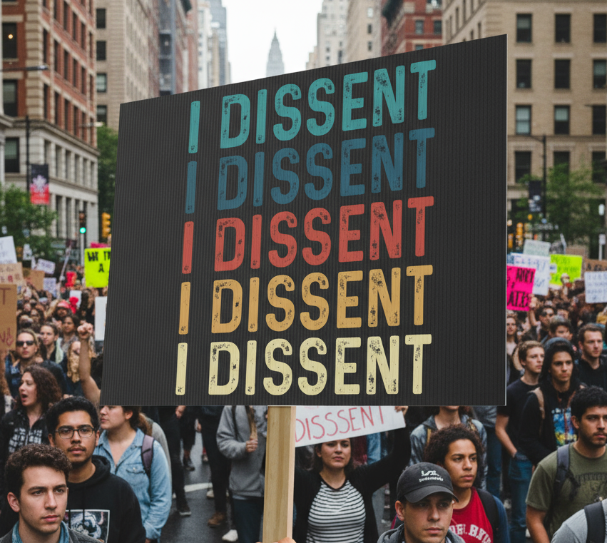 Protest Sign, Anti Trump, Resist, Rights Activist, Political Movement, Activism Decor, Protest Art, Social Justice Home Decor