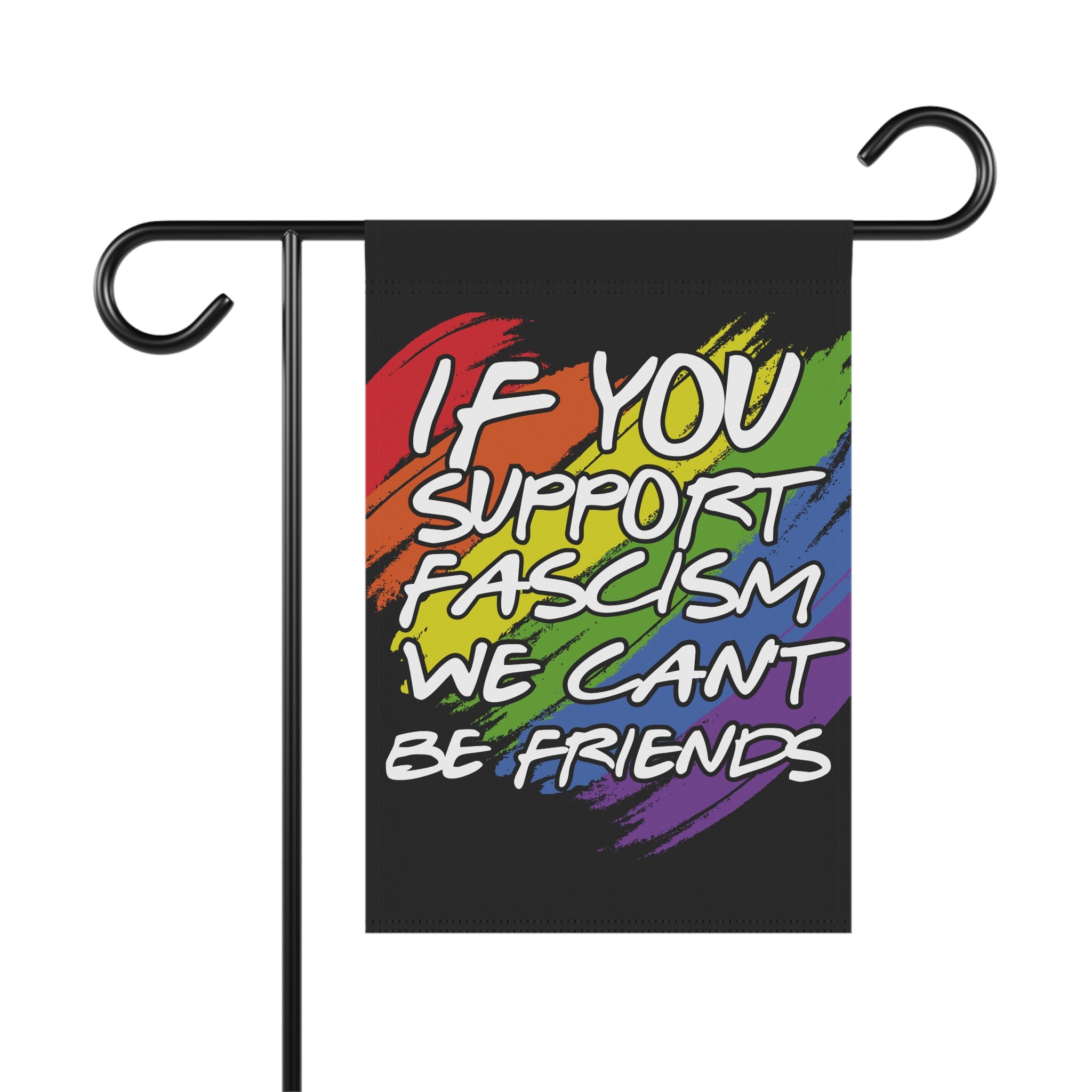 Flag, Anti Trump, Fight Fascism, Graffiti, Rainbow, Human Rights Activists, Banner, Wall Art, Home Decor, Protest Sign, Yard Decoration,