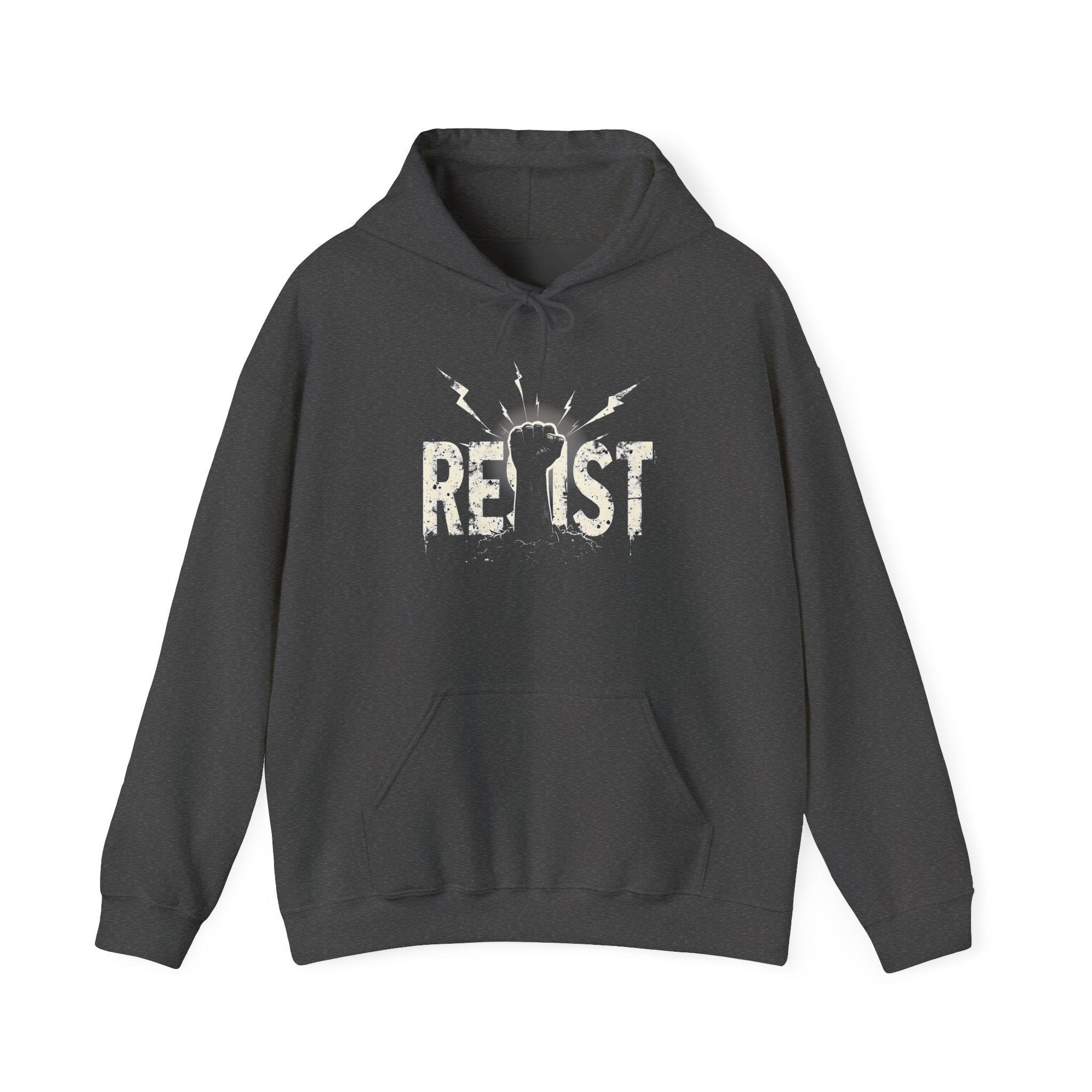 Resist Anti Trump Hoodie, Political Activists Sweatshirt, Protest Statement Apparel, Resist Movement Jumper, Unisex Heavy Blend™ Hooded