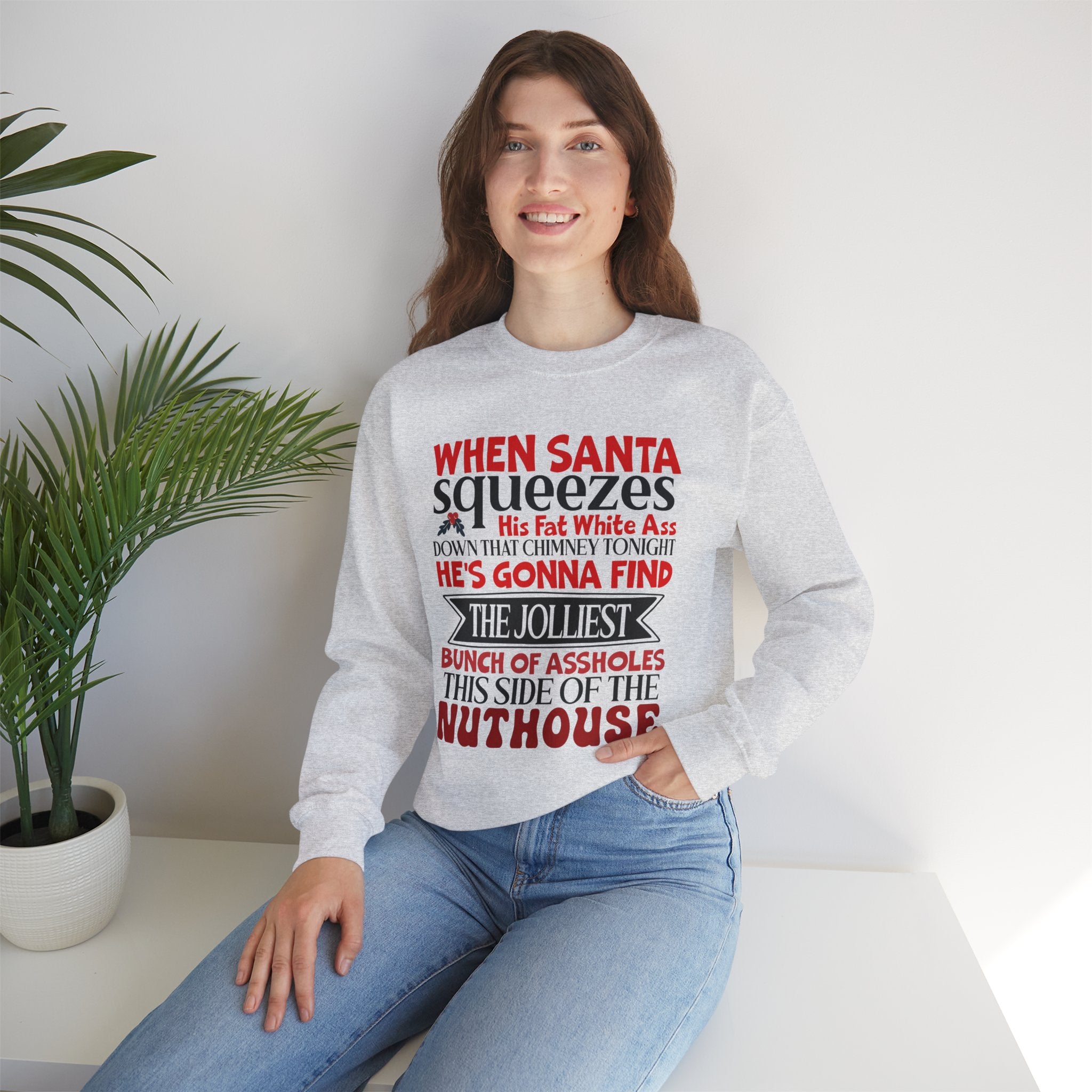 Clark Griswold Christmas Vacation Sweatshirt, Funny Holiday Jumper, Movie Quote Xmas Gift, Festive Unisex Crewneck Pullover, Christmas Movie