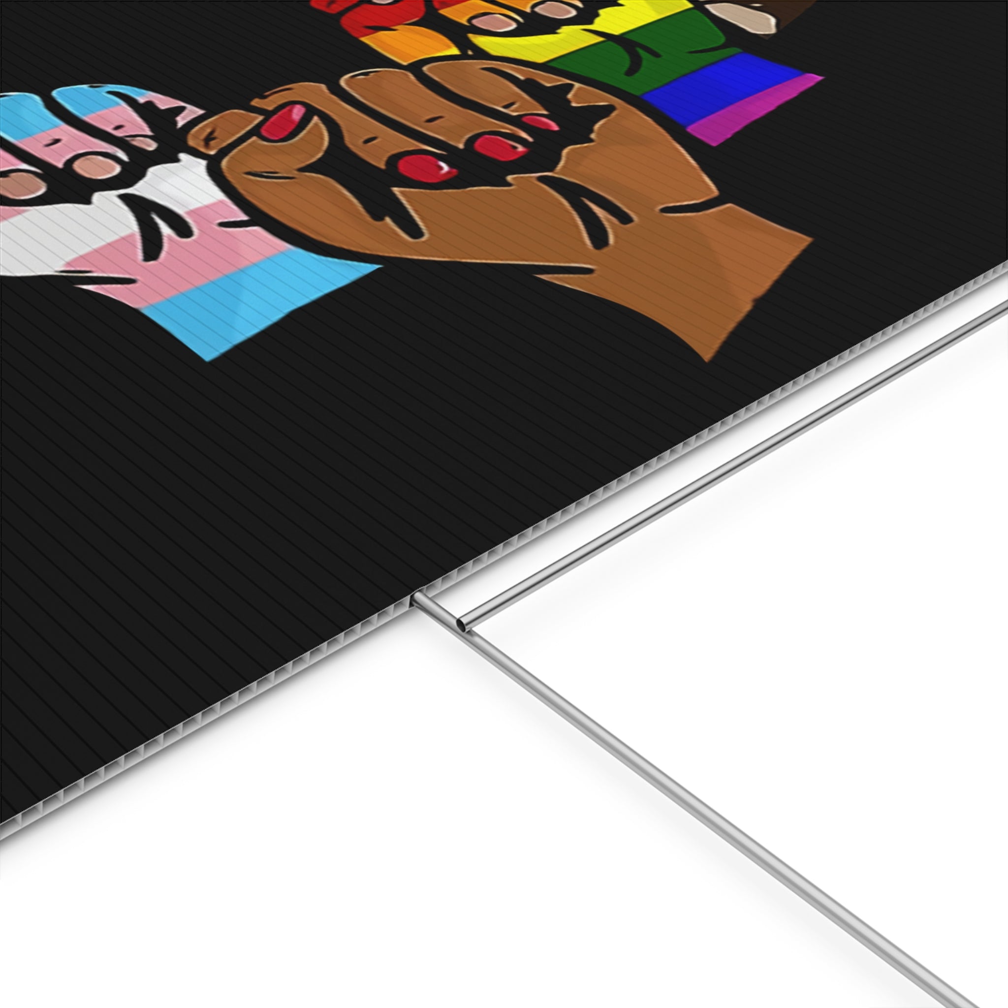 Feminist Yard Sign, Human Rights Activist Protest Sign, Anti Trump Plastic Yard Sign, Equality Solidarity Poster, Protest Art Display,