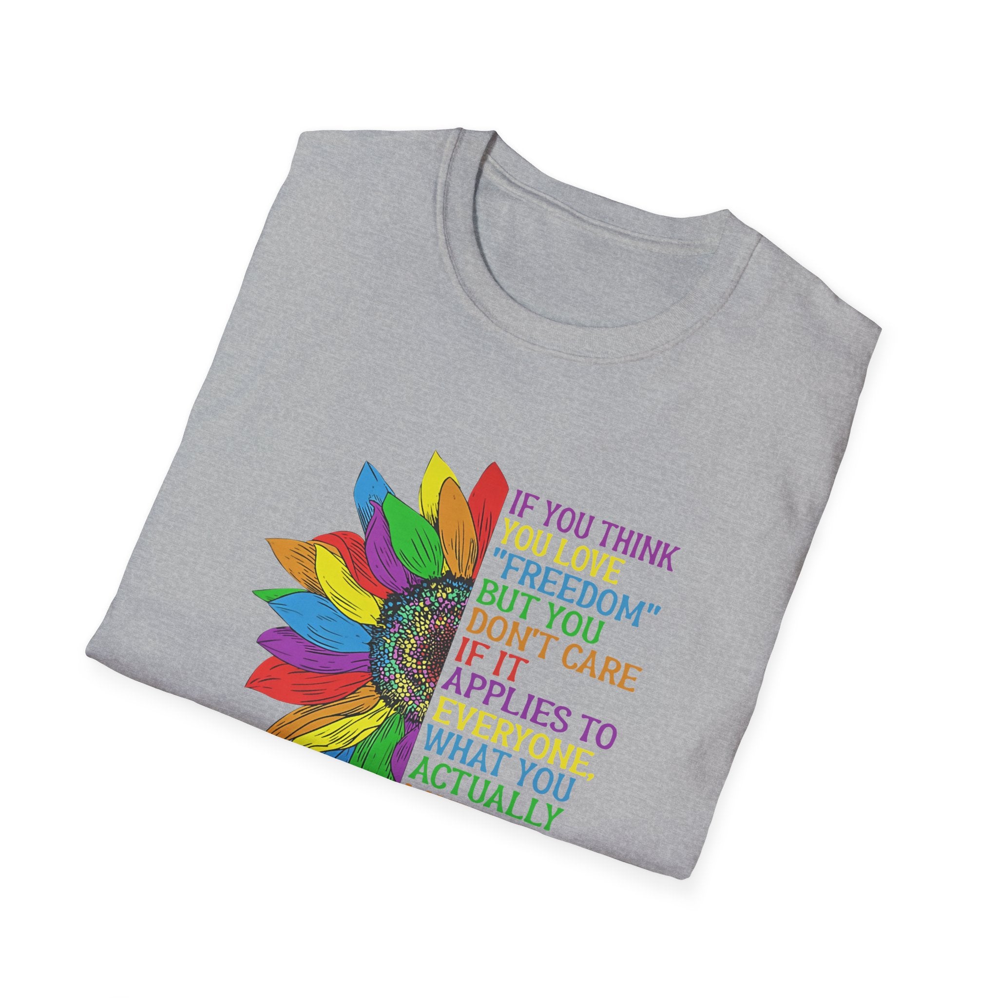 Activists Equality Advocate Unisex Softstyle T-Shirt, Anti Trump Freedom Kindness Rights Activist Tee, Activism Gift, Social Justice Shirt, Protest Apparel