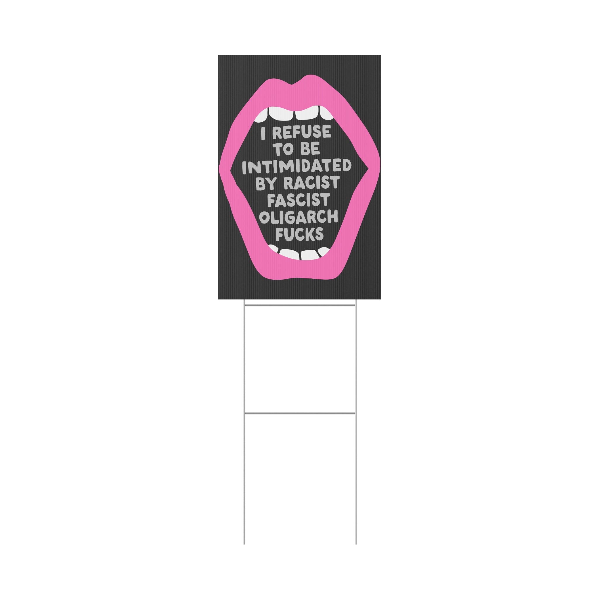 Political Activist Yard Sign, Anti Trump Protest Sign, Save Democracy Lawn Sign, Resistance Movement Placard, Protester Decor