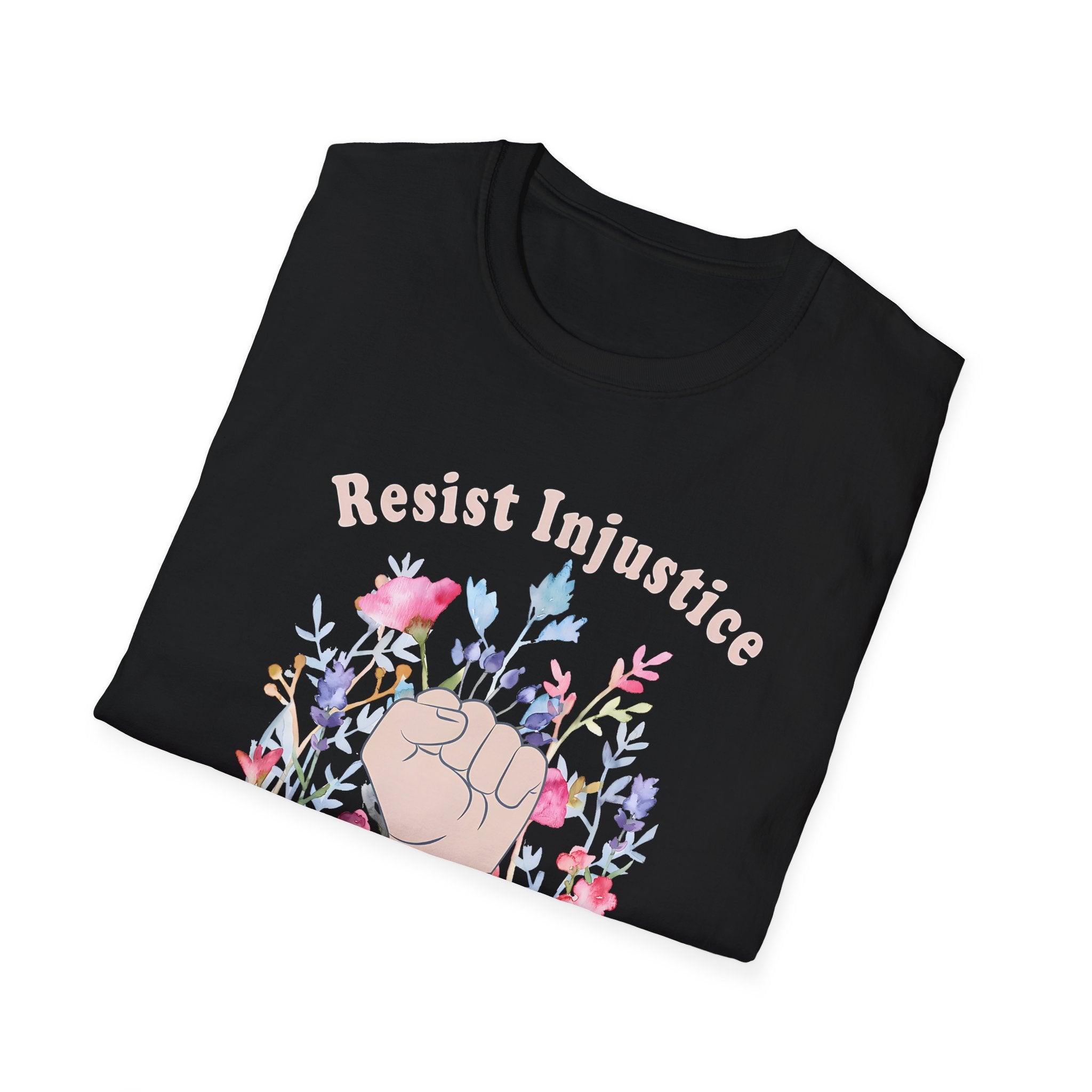 Resistance Democracy Activist Unisex T-Shirt, Resist Injustice, Anti Trump, Human Rights Shirt, Protest Tee, Political Statement Top