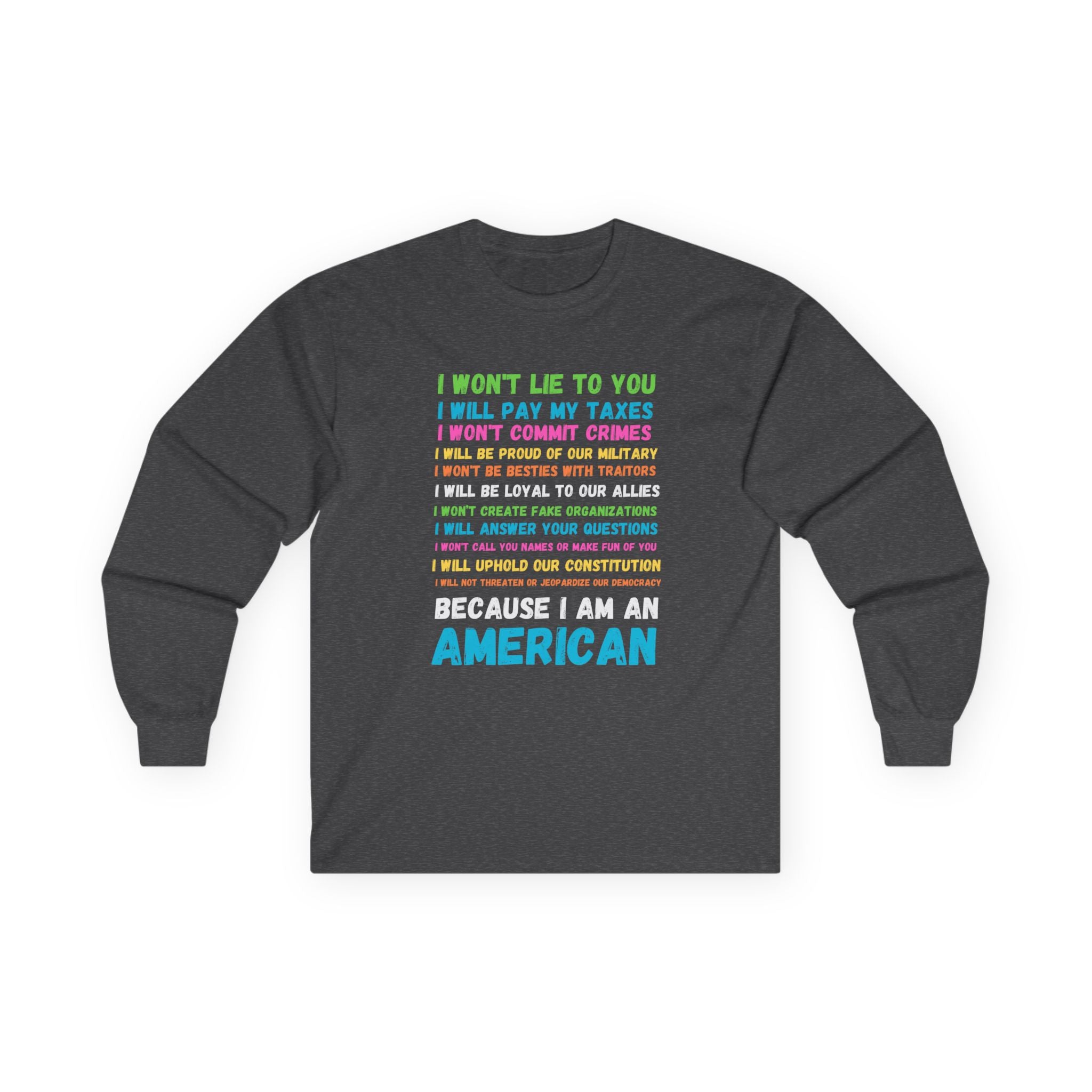 Political Statement Tee, Feminist Long Sleeve Shirt for Activists, Librarian Gifts, Social Justice Clothing, Resist Trump Unisex Top, Anti