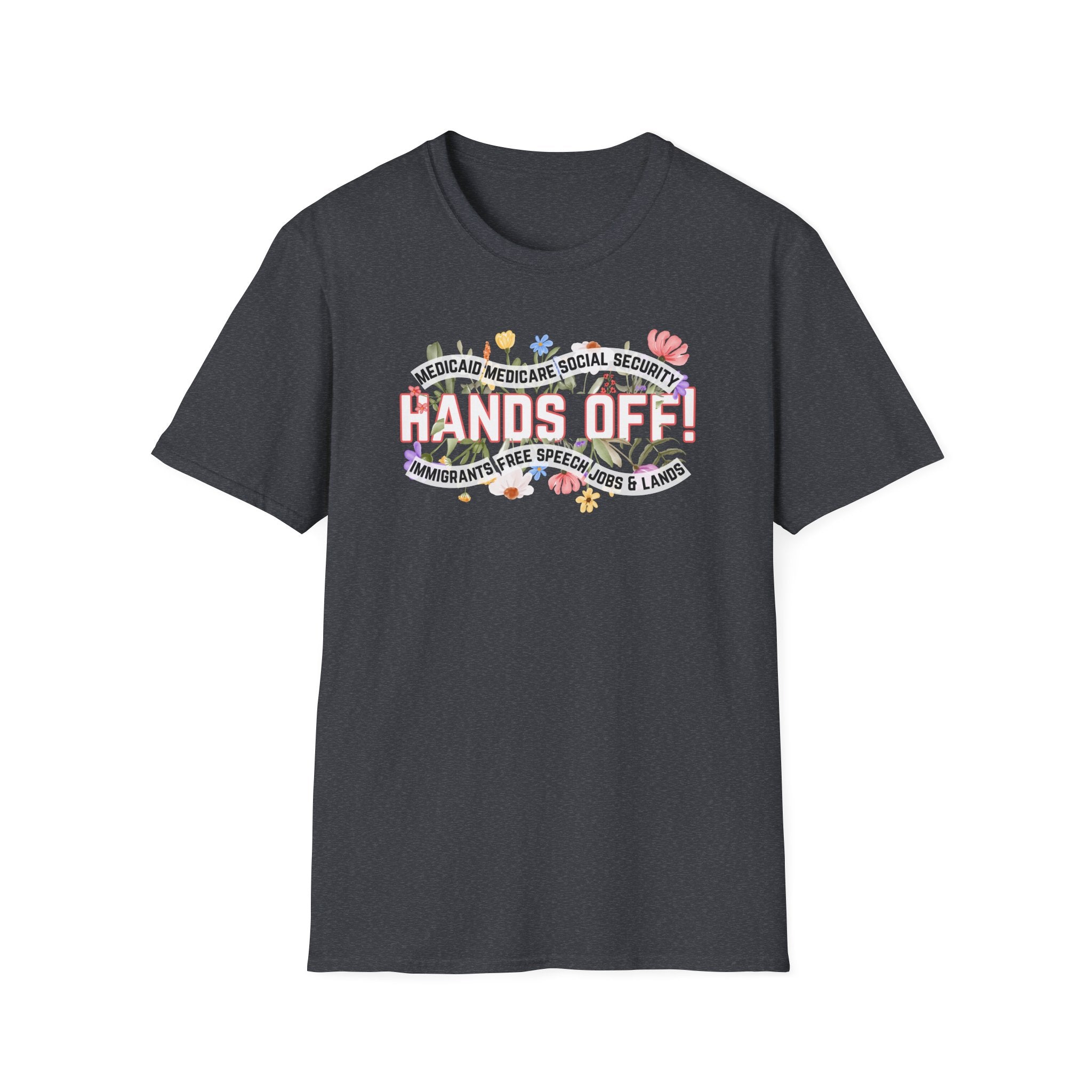 FDT Human Rights Protest Unisex Softstyle T-Shirt, Anti Trump Political Rights Activists Tee, Save our benefits Tee, Activist Shirt