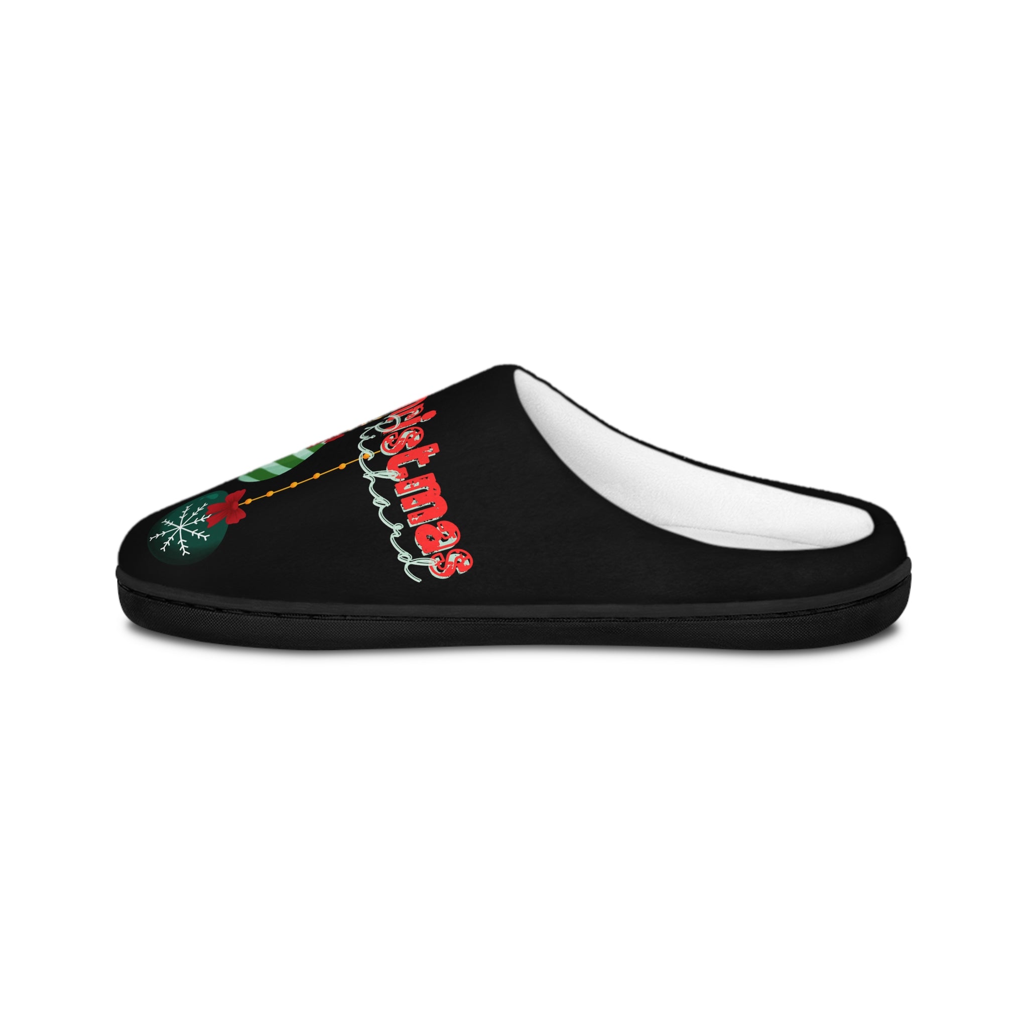 Slippers, Funny Christmas Indoor Footwear, Women's House Shoes, Cheerful Don't be a Richard Design, Holiday Gift