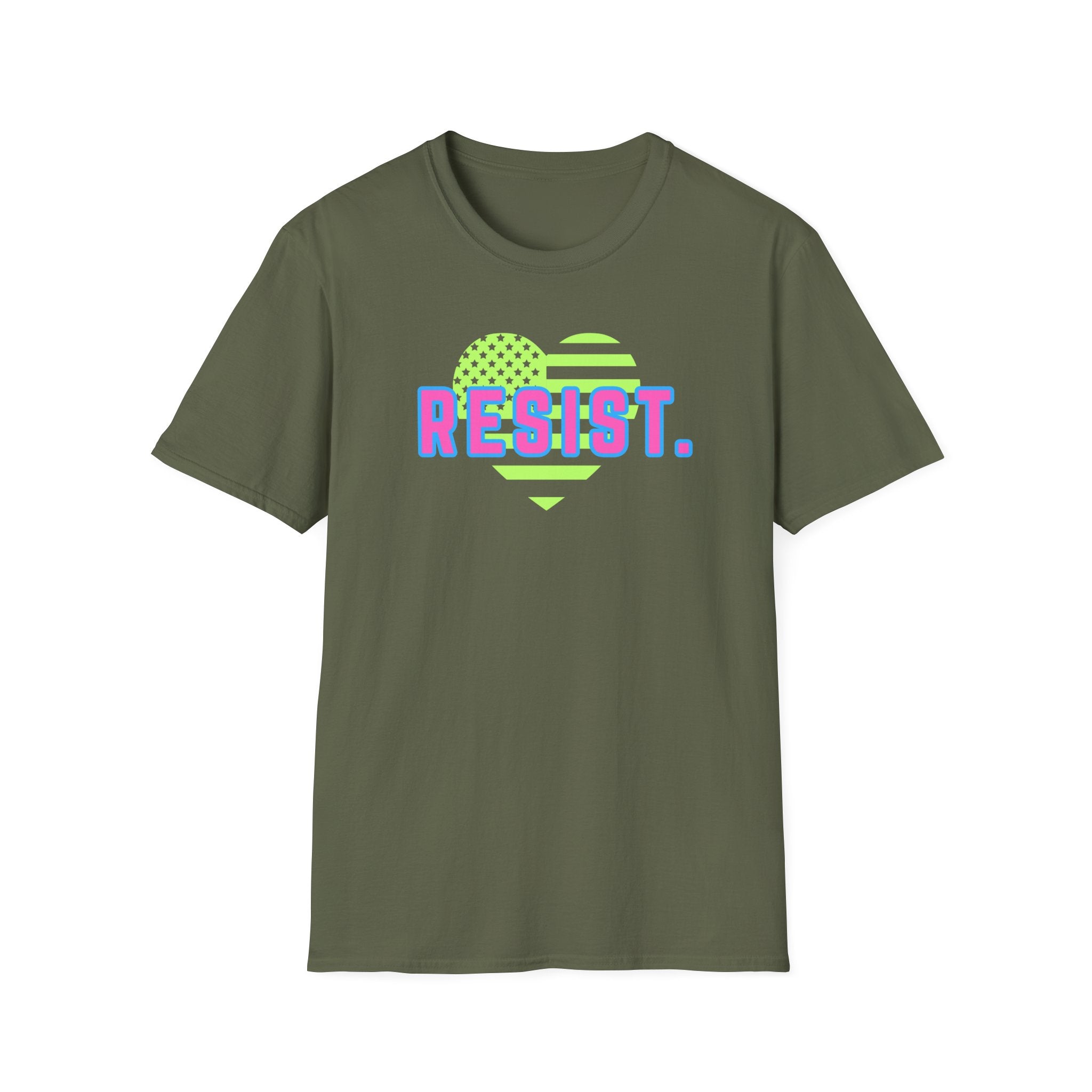Activist Anti Trump Resist Protest Unisex Softstyle T-Shirt, Activist Tee, Human Rights Apparel, FDT Political Statement Shirt, Social Justice Clothing