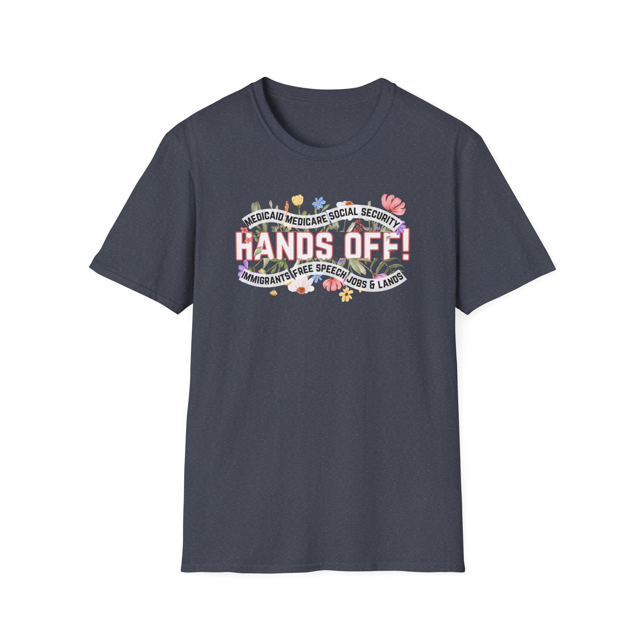 FDT Human Rights Protest Unisex Softstyle T-Shirt, Anti Trump Political Rights Activists Tee, Save our benefits Tee, Activist Shirt