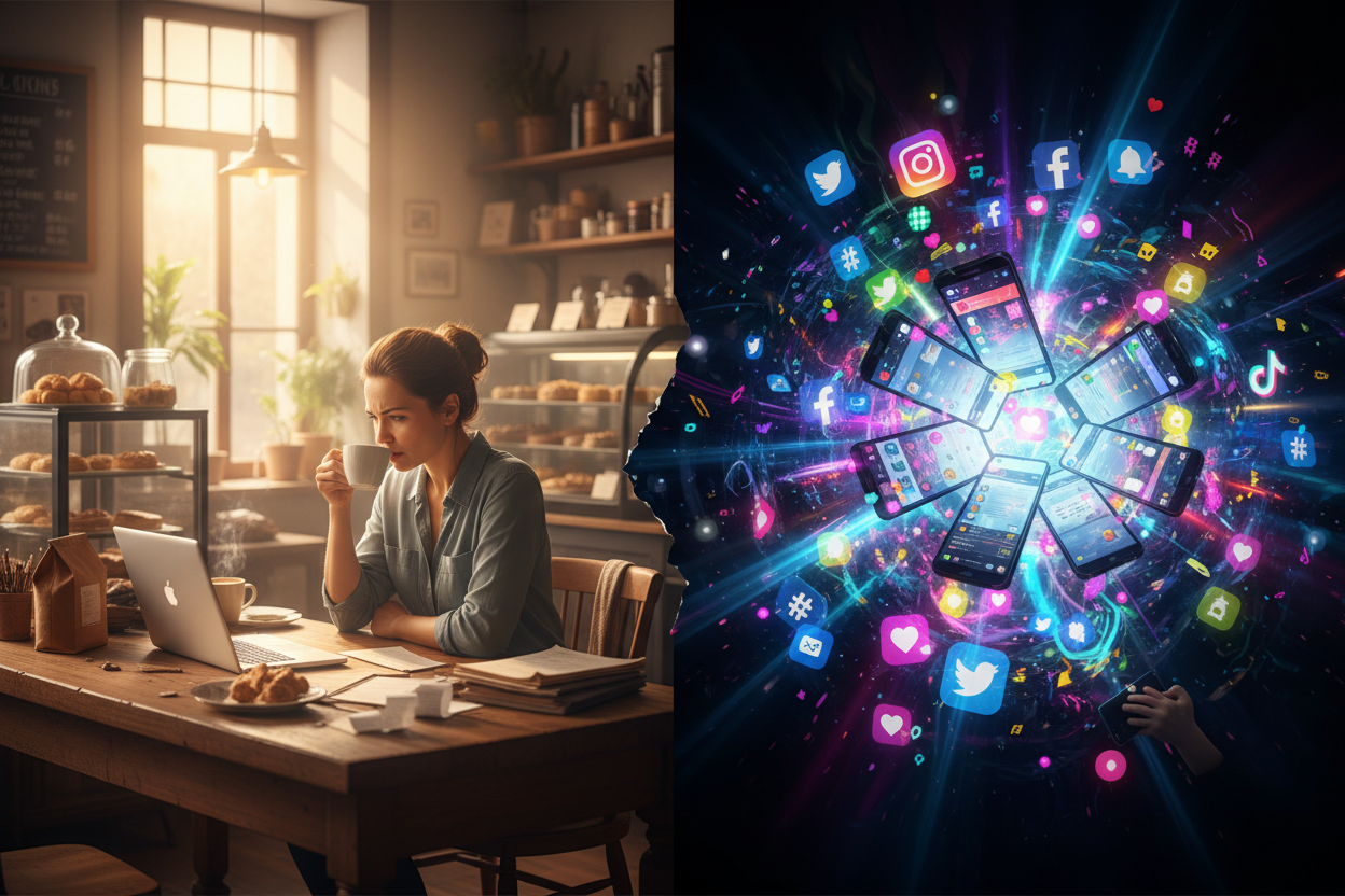 Small Business Owner Vs. Social Media