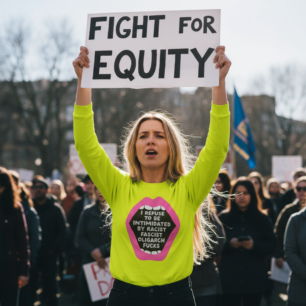 FDT Save Democracy Political Rights Activists Tee, Anti Trump Long Sleeve Shirt, Equality Activist Gift, Protest Movement Top, Unisex Cotton Tee