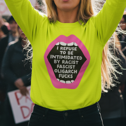 FDT Save Democracy Political Rights Activists Tee, Anti Trump Long Sleeve Shirt, Equality Activist Gift, Protest Movement Top, Unisex Cotton Tee