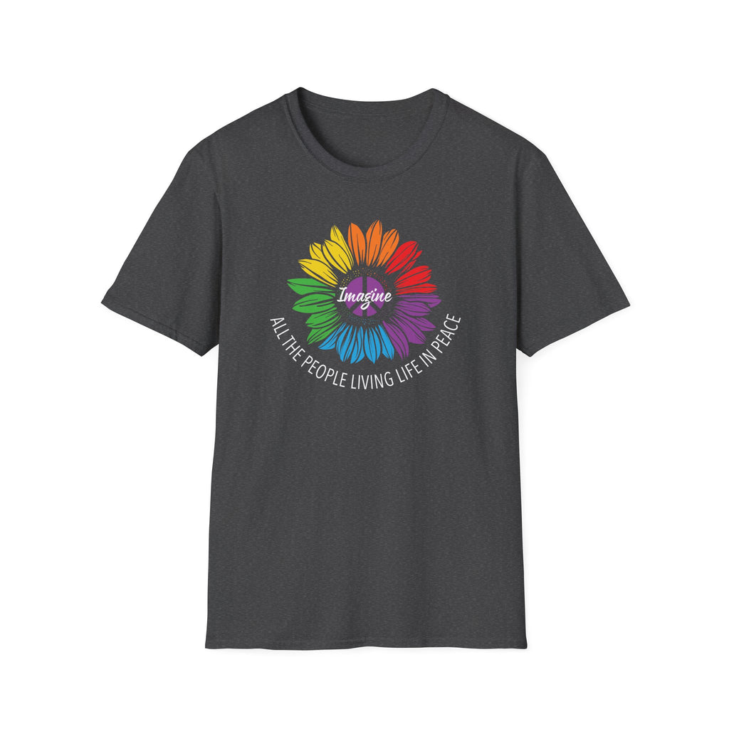 Peace Freedom Equality Not Division Rights Activists Unisex Softstyle Tee, Protest March Shirt, Social Justice Gift, Activism Apparel, Human