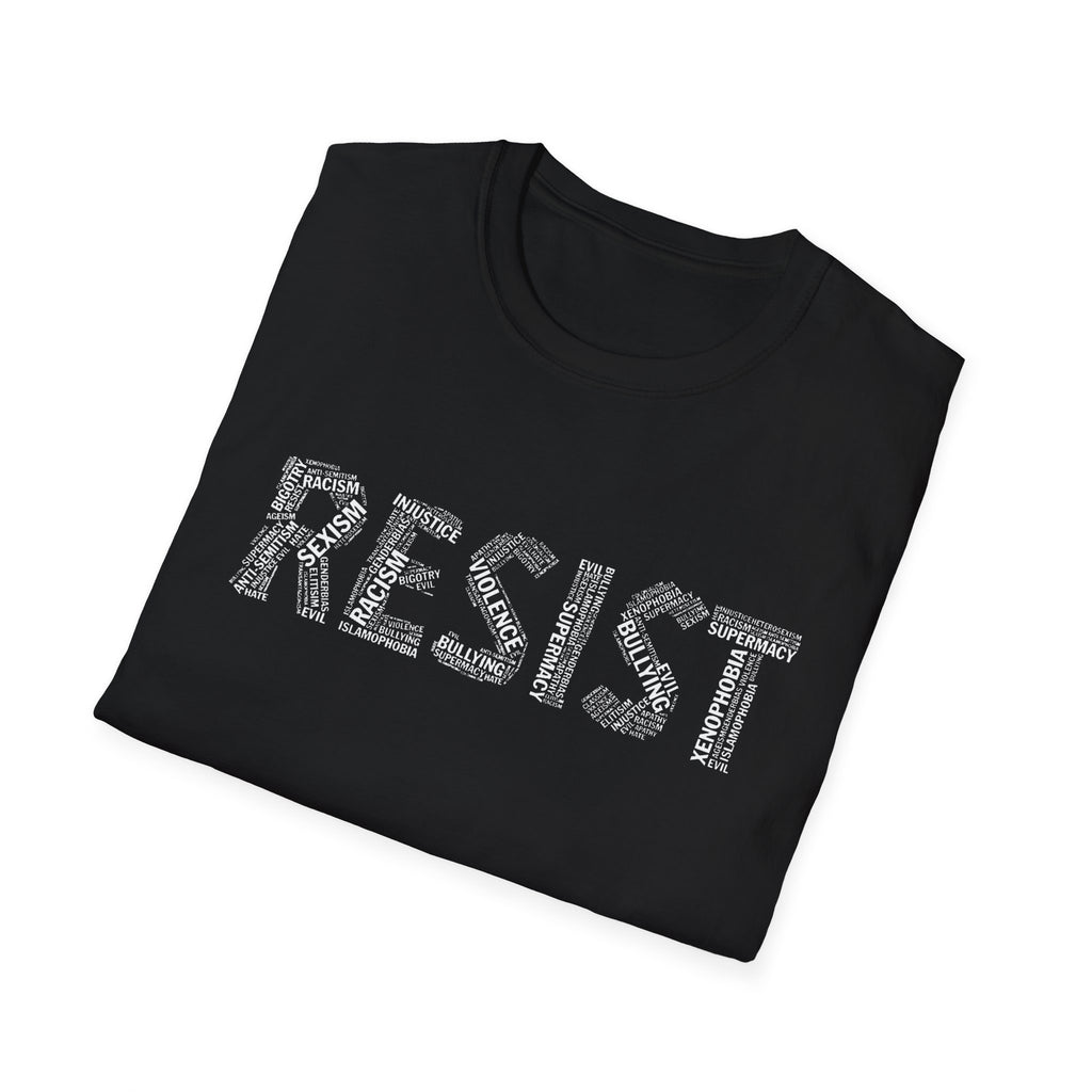 Resist Trump Unisex Softstyle T-Shirt - FDT Shirt Empowerment Gift, Protest Apparel, Casual Wear, Social Justice Tees, Activist Clothing