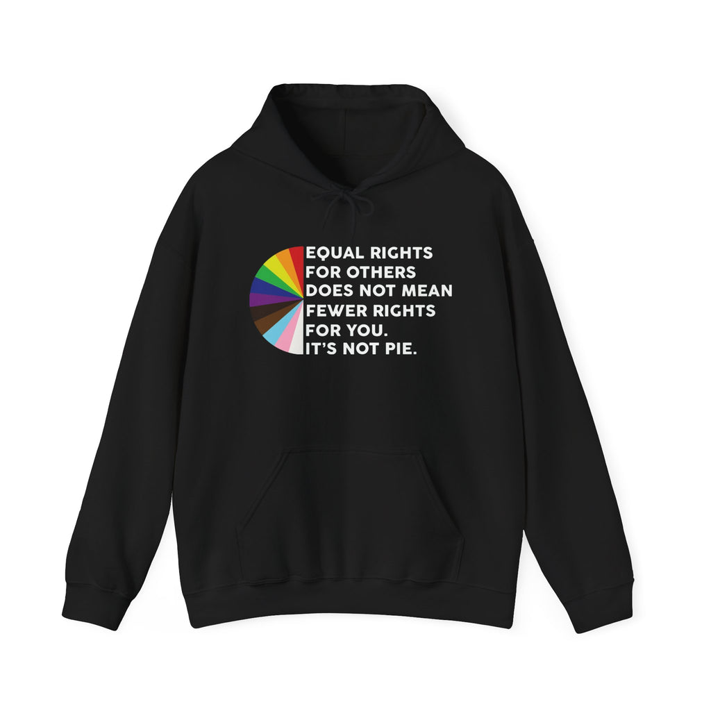 Rainbow Equality Unisex Hoodie - Equal Rights Protest Sweatshirt