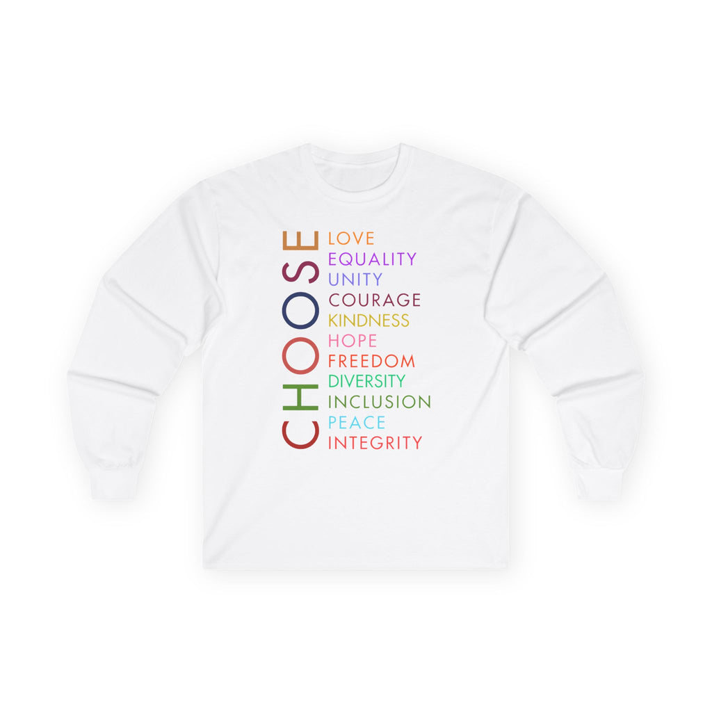 Equality Activist T-Shirt, Kindness Tee, Human Rights Long Sleeve Shirt, Unisex Cotton Top, Anti Trump Apparel Save Democracy Protest Equality Inclusion Human Rights Shirt