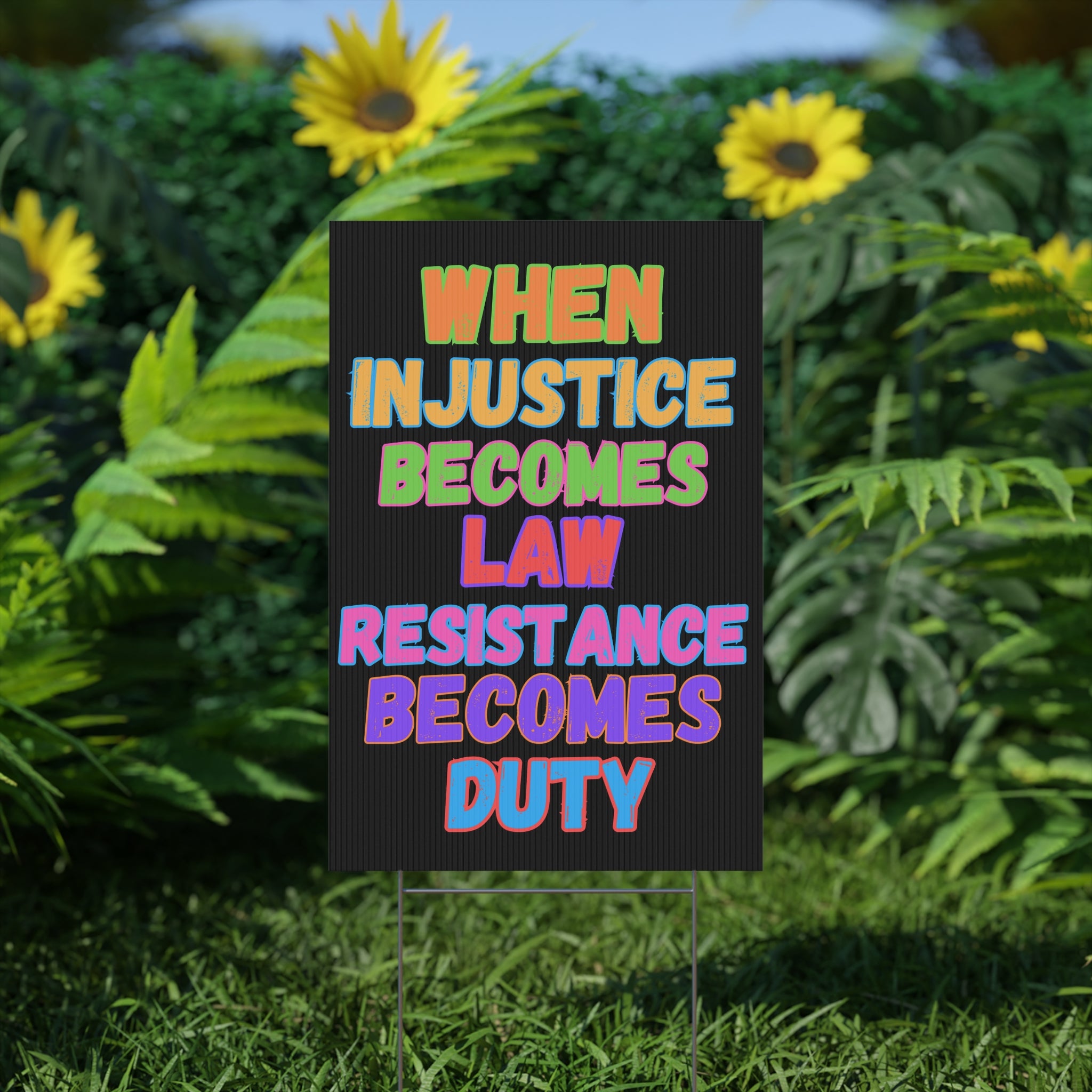 Resistance Yard Sign, Political Activists, Save Democracy, Anti Trump, Protest Poster, Protest Sign, Political Protest, Yard Decor,