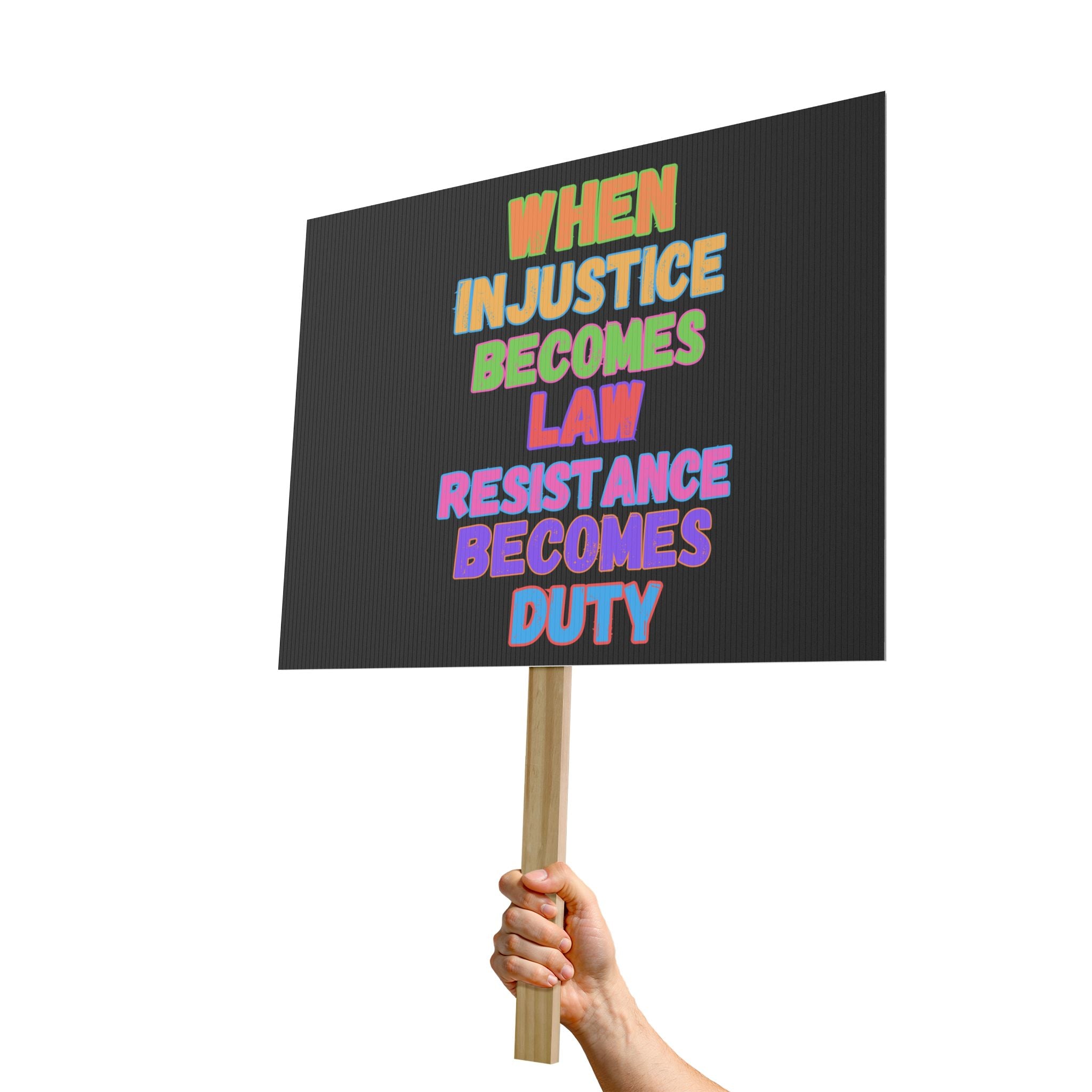 Protest Sign, Anti Trump Resistance Duty Rights Activists, Political Activist Poster, Protest Movement Banner, Activism Decor, Social