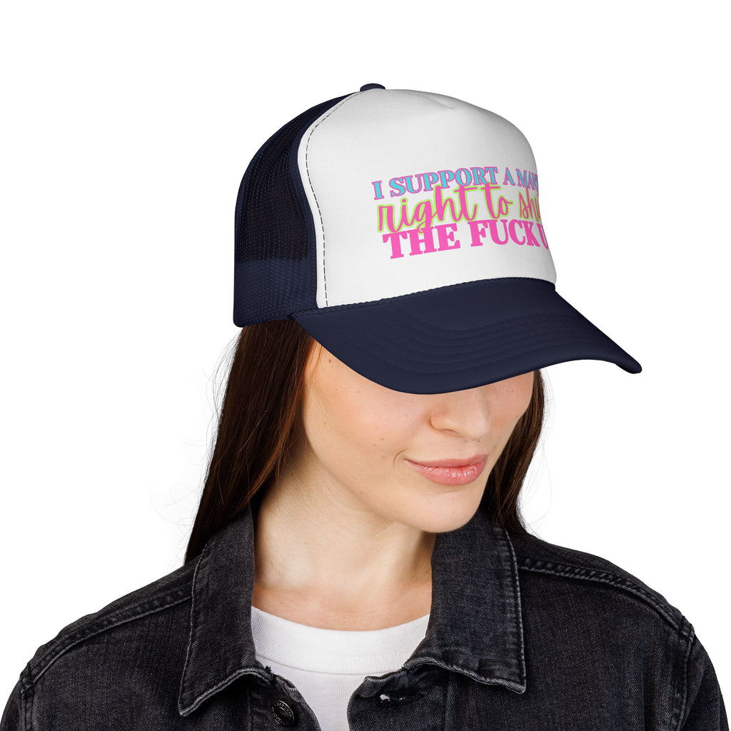 Trucker Cap for Anti Trump Political Rights Activists Women Sarcastic Hat, Protest Activism Resistance Gear, Equality Feminist Gift,
