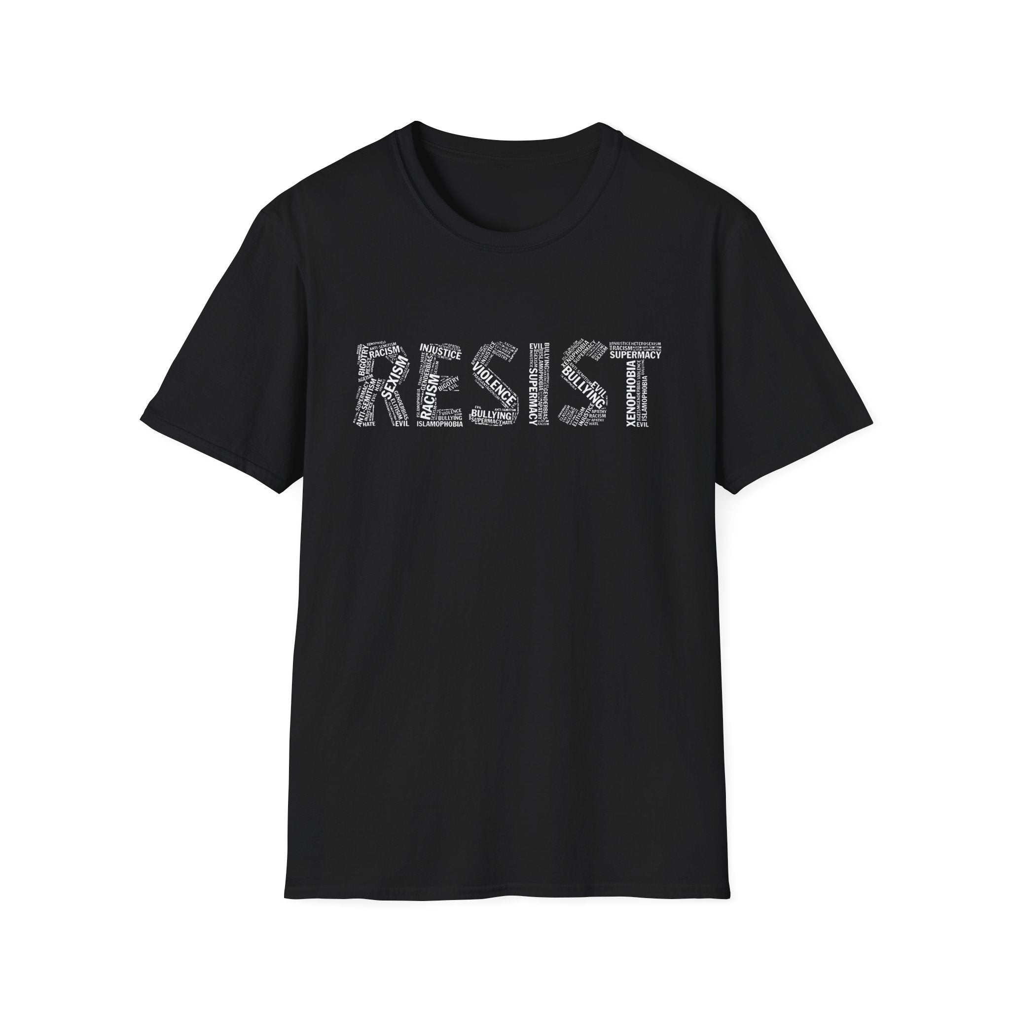 Resist Trump Unisex Softstyle T-Shirt - FDT Shirt Empowerment Gift, Protest Apparel, Casual Wear, Social Justice Tees, Activist Clothing
