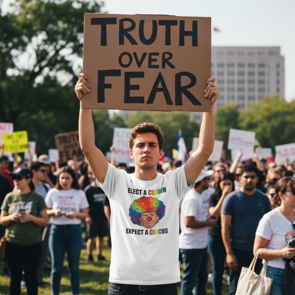 Political Humor Unisex Softstyle T-Shirt, Anti Trump Shirt, Rights Activists Tee, Protest Tee, Social Justice Top