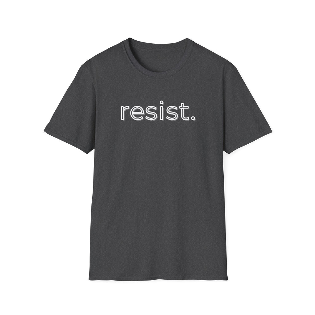 Political Activist Resistance Unisex Softstyle T-Shirt, Anti Trump Protest Tee, Activism Shirt, Resist Movement Top, Liberal Apparel