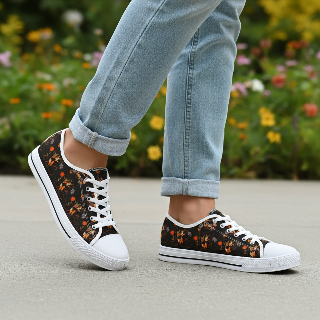 Sneakers, Subtle Fuck Trump Wildflower Butterfly Design, Political Rights Activists, Low Top Shoes, Feminist Protest, Resistance Activism