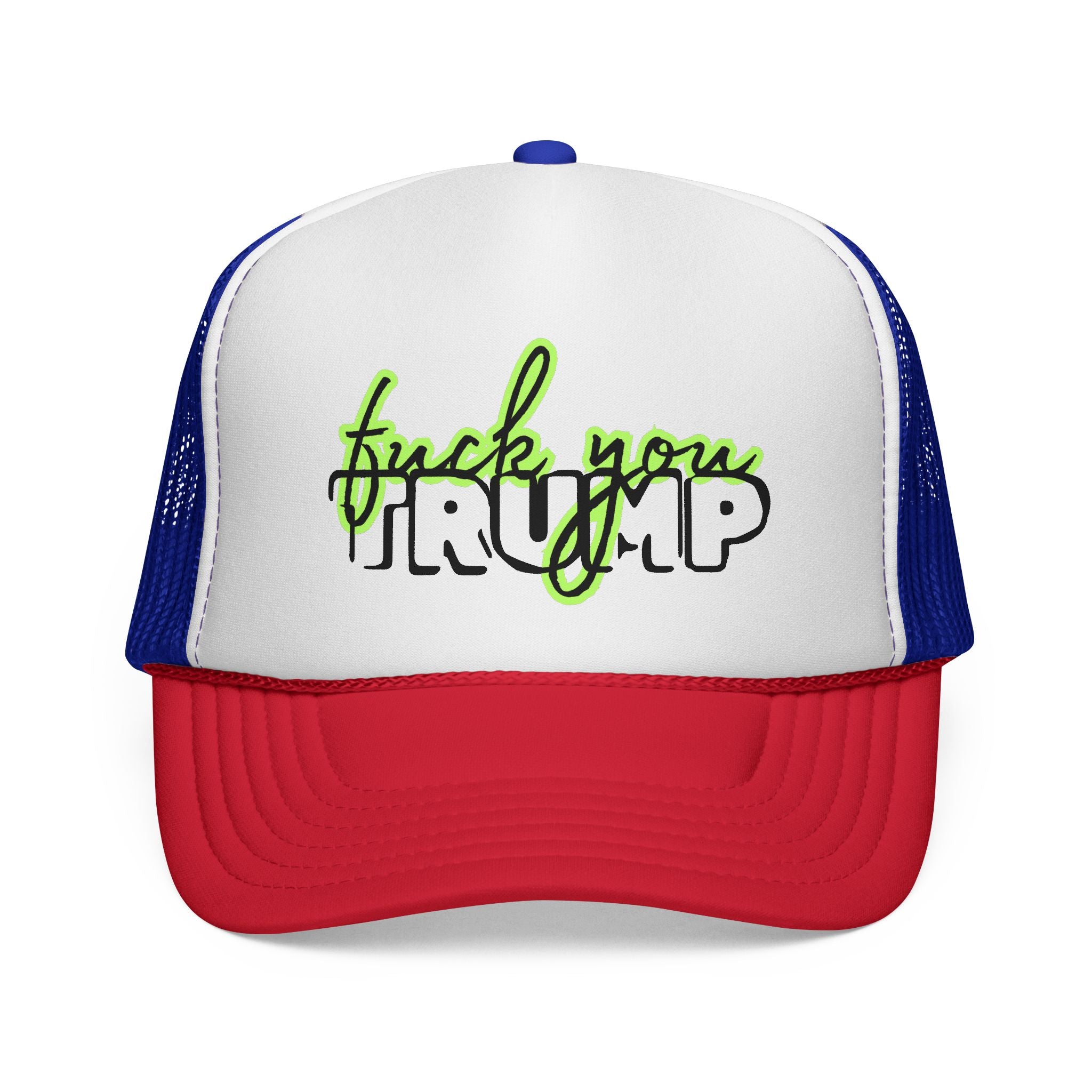Anti Trump Political Rights Activists Trucker Hat, Anti Trump Hat, Save Democracy, Protester Cap, Resistance Rights Activism Headwear
