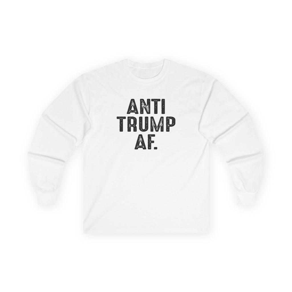 Anti Trump Resist Long Sleeve Tee, Activist Clothing, Protest Shirt, Political Statement Top, Unisex Graphic Tee Human Rights No Kings Protest Shirt