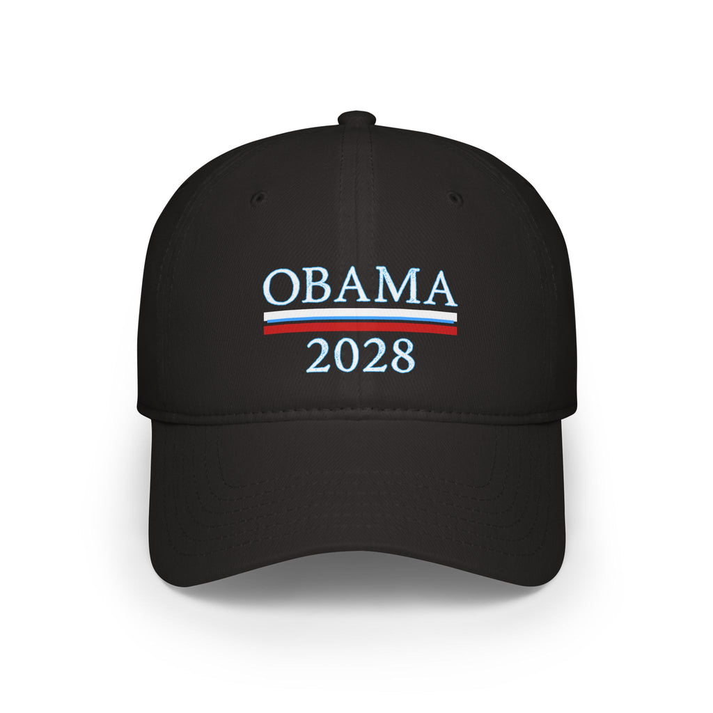 Embroidered Low Profile Baseball Cap, Obama for President 2028, Political Rights Activists Hat, Activism Cap, Election Campaign Headwear