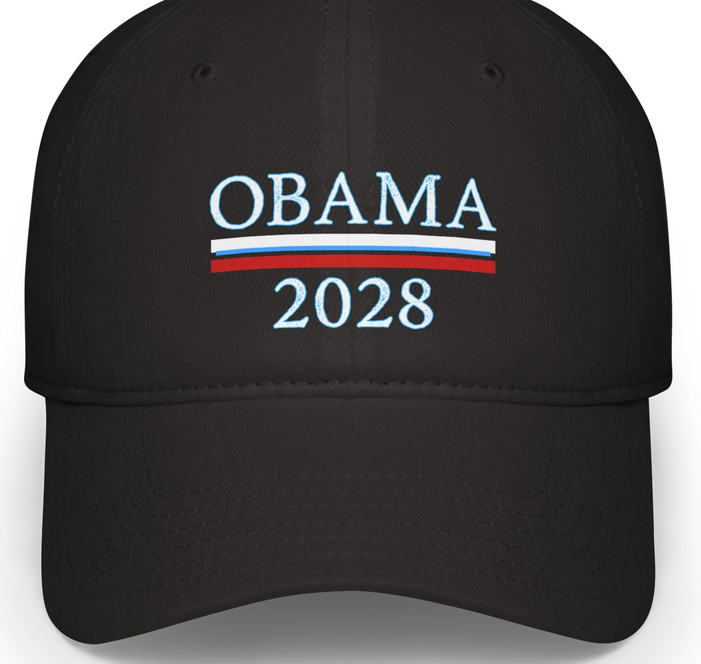 Embroidered Low Profile Baseball Cap, Obama for President 2028, Political Rights Activists Hat, Activism Cap, Election Campaign Headwear