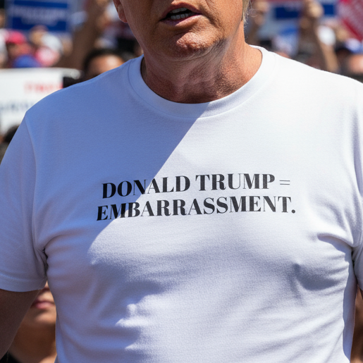 Anti Trump Unisex T-Shirt, Save Democracy Tee, Protest Political Shirt, Donald Trump is an Embarrassment, Political Activist Apparel