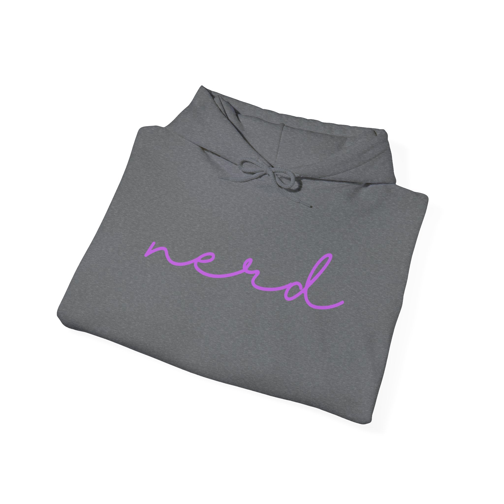 Nerd Funny Sweatshirt - Trending Font Minimalist Heavy Blend Hoodie, Christmas Birthdays Gifts, Unique Cute Fall Hoodie
