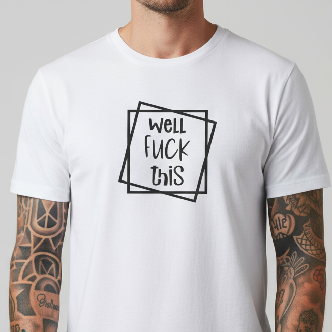 Funny Adults Unisex Softstyle T-Shirt, Sarcasm Tee, Humorous Graphic Shirt, Swear Word Gift, Comical Top Christmas Gift