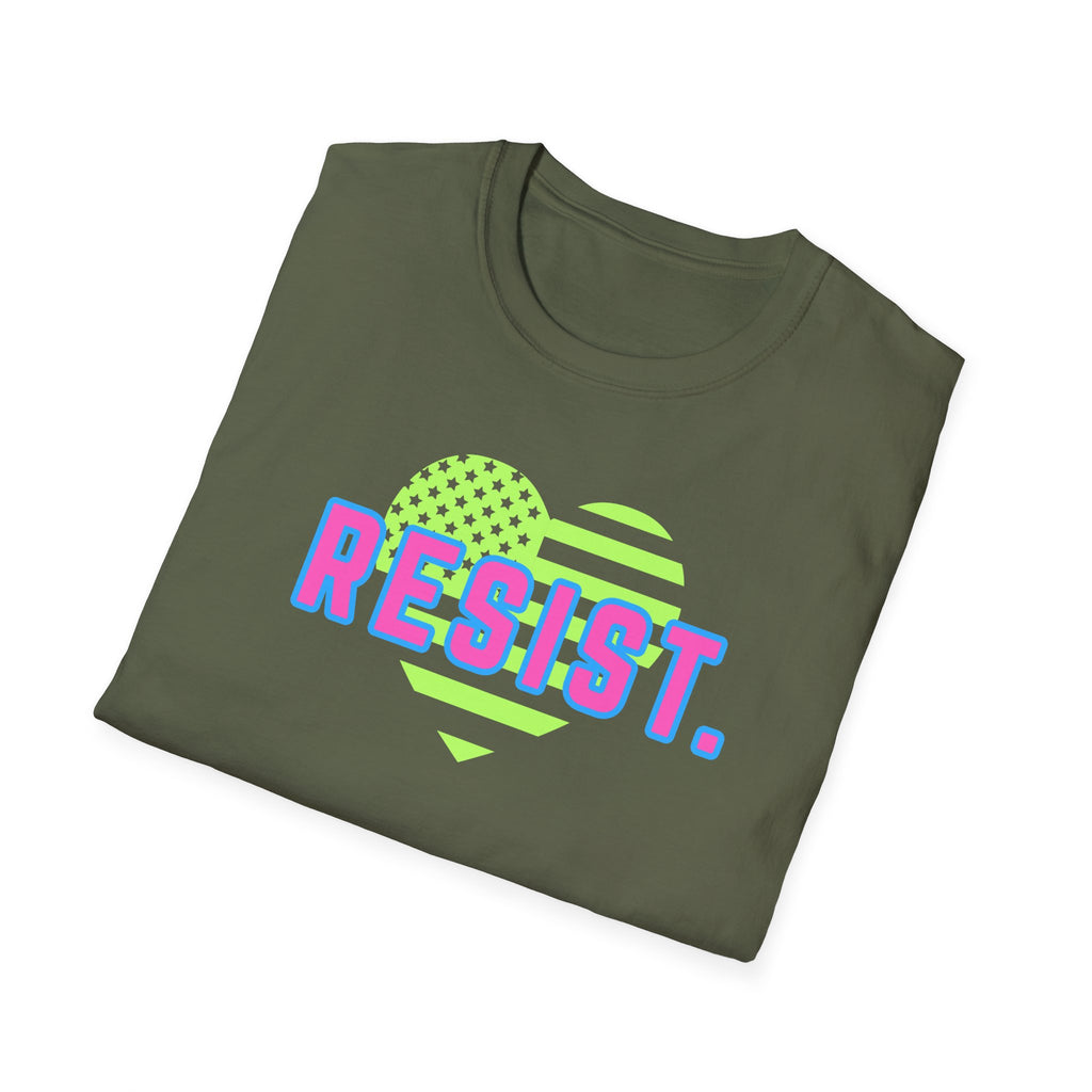 Activist Anti Trump Resist Protest Unisex Softstyle T-Shirt, Activist Tee, Human Rights Apparel, FDT Political Statement Shirt, Social Justice Clothing