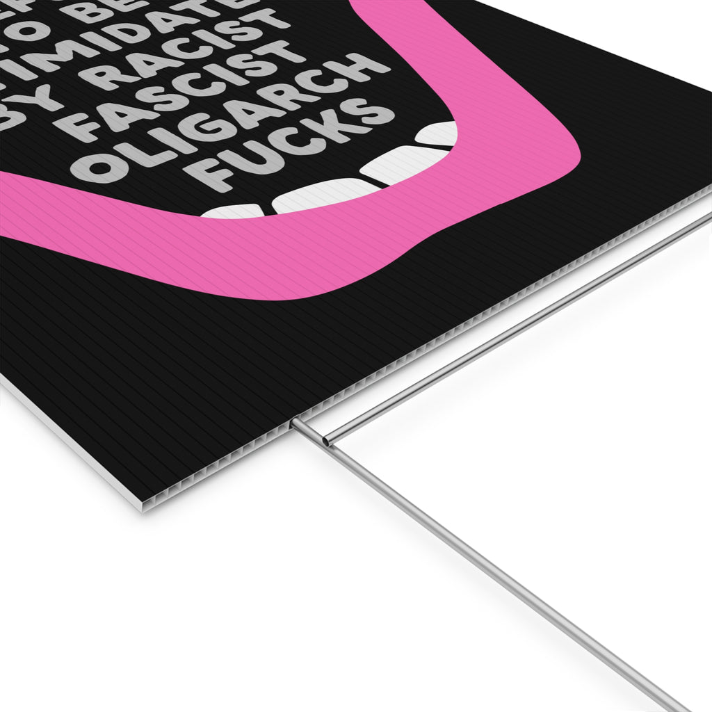 Political Activist Yard Sign, Anti Trump Protest Sign, Save Democracy Lawn Sign, Resistance Movement Placard, Protester Decor