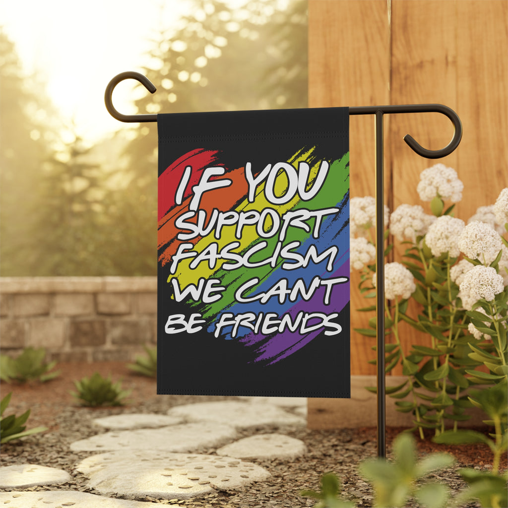 Flag, Anti Trump, Fight Fascism, Graffiti, Rainbow, Human Rights Activists, Banner, Wall Art, Home Decor, Protest Sign, Yard Decoration,